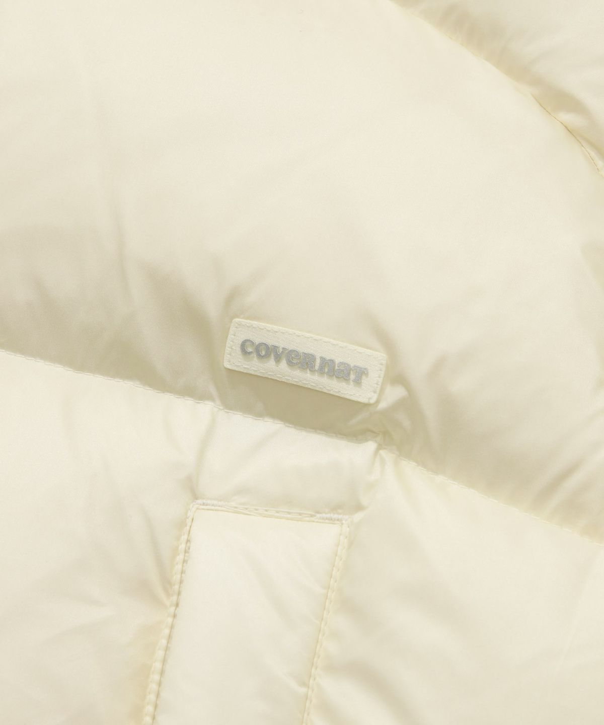 커버낫 우먼(COVERNAT WOMAN) RDS 우먼 디테처블 다운 점퍼 Light Yellow