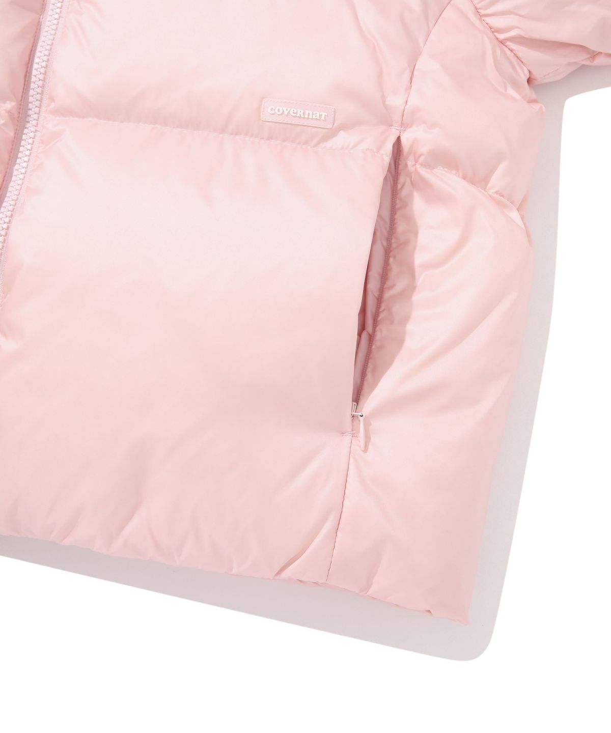 커버낫 우먼(COVERNAT WOMAN) RDS 우먼 씨빅 숏 푸퍼 Light Pink