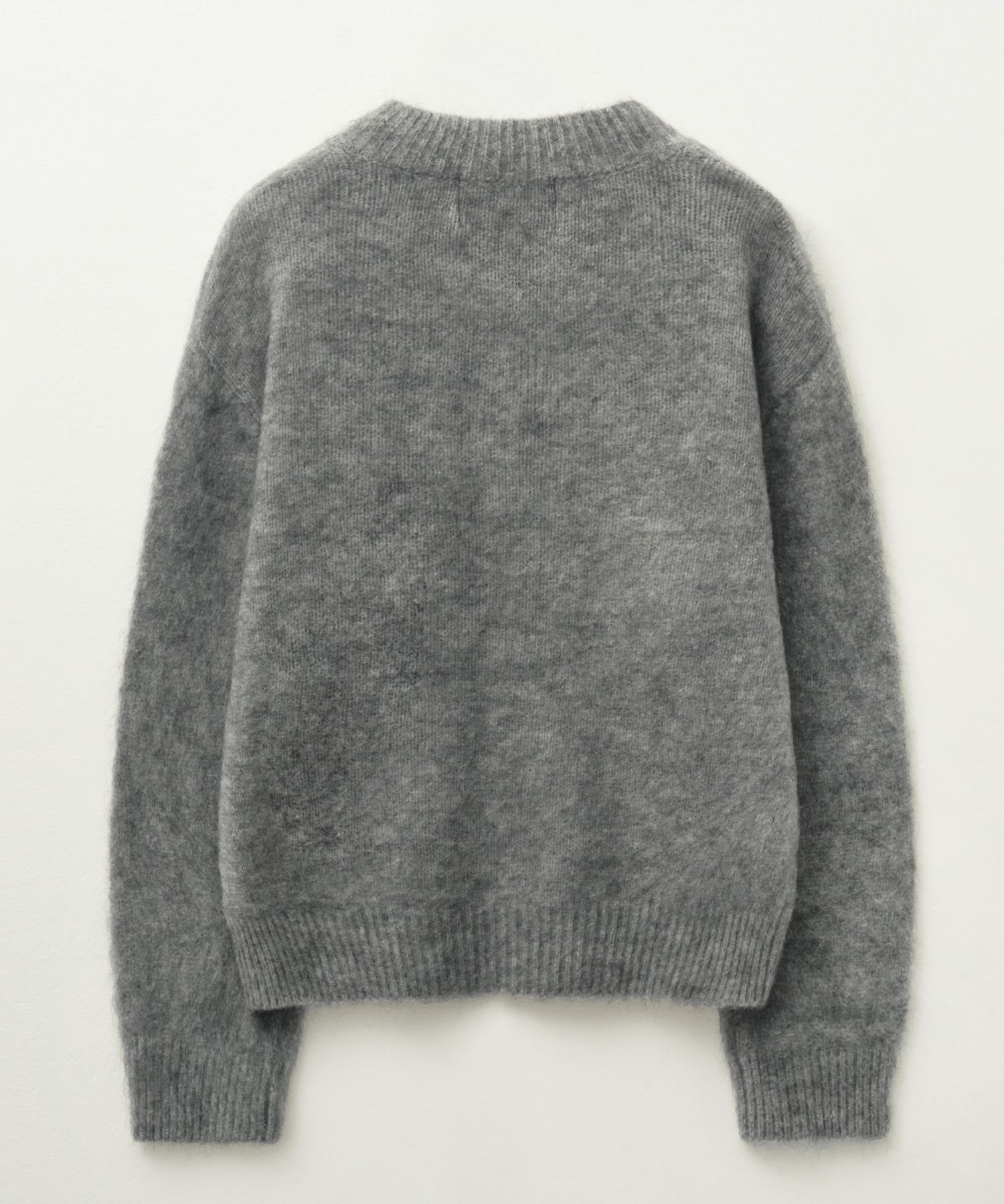 ★送料・関税込★SATUR★Essen Two Tone Mohair Pullover Knit★ MUSINSA | SATUR Essen Two Tone Mohair Pullover Knit Melange Grey