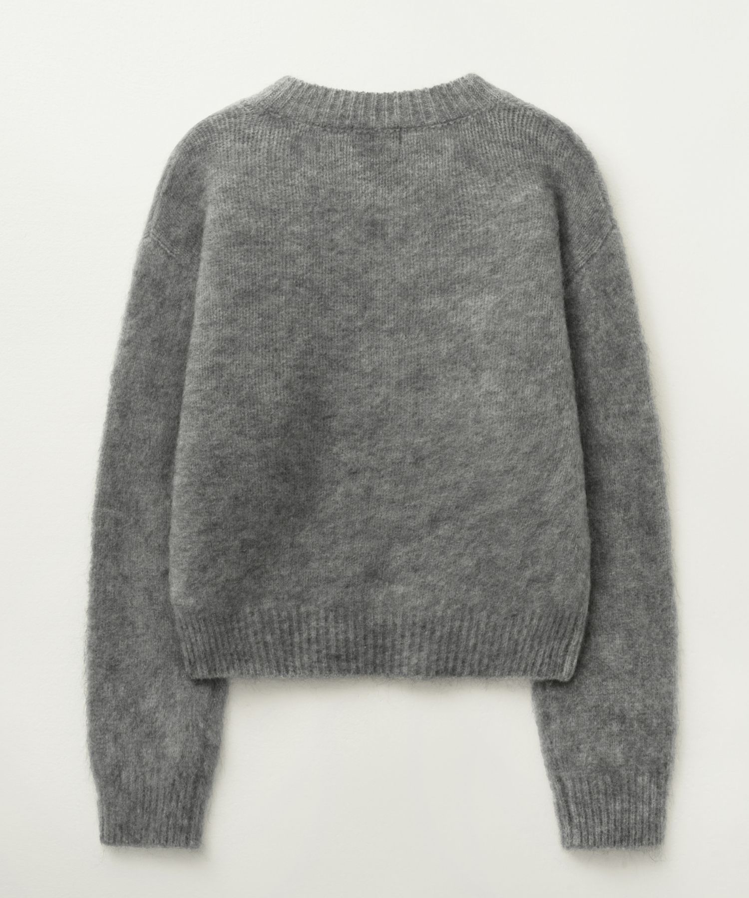 ◆SATUR◆ Essen Two Tone Mohair Pullover Knit Melange Gray S MUSINSA | SATUR Essen Two Tone Mohair Pullover Knit Melange Grey