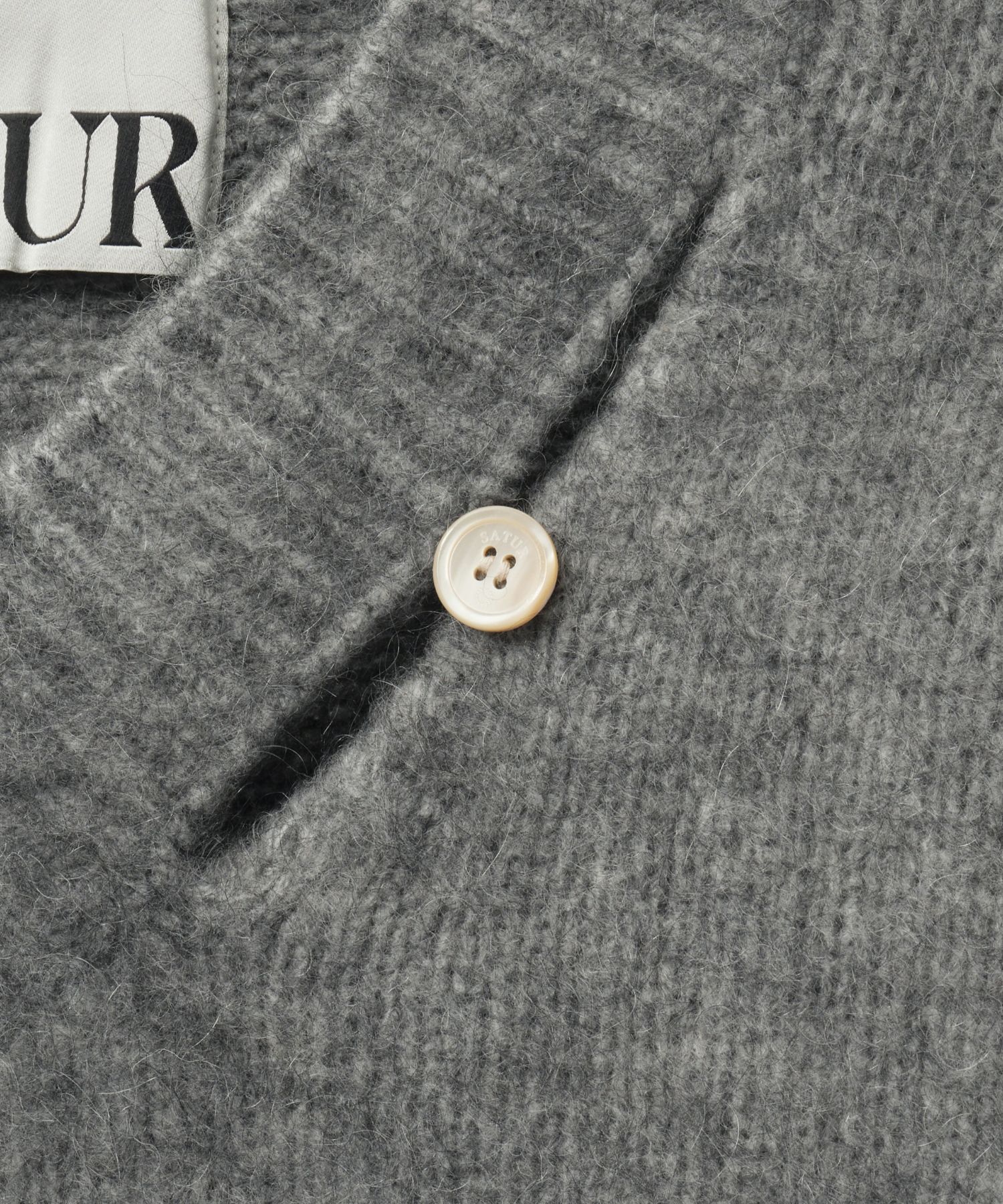 ◆SATUR◆ Essen Two Tone Mohair Pullover Knit Melange Gray S MUSINSA | SATUR Essen Two Tone Mohair Pullover Knit Melange Grey