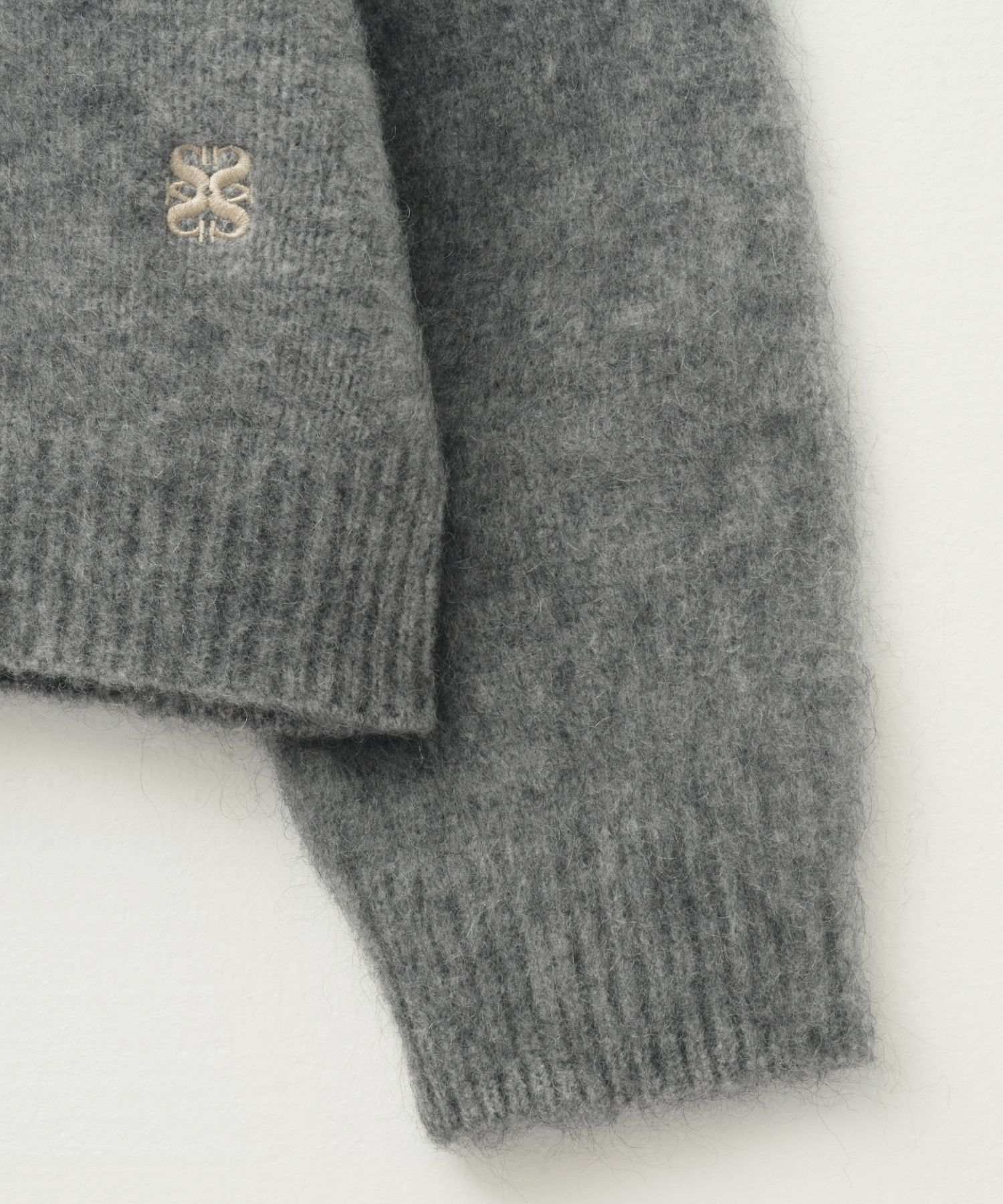 ◆SATUR◆ Essen Two Tone Mohair Pullover Knit Melange Gray S MUSINSA | SATUR Essen Two Tone Mohair Pullover Knit Melange Grey