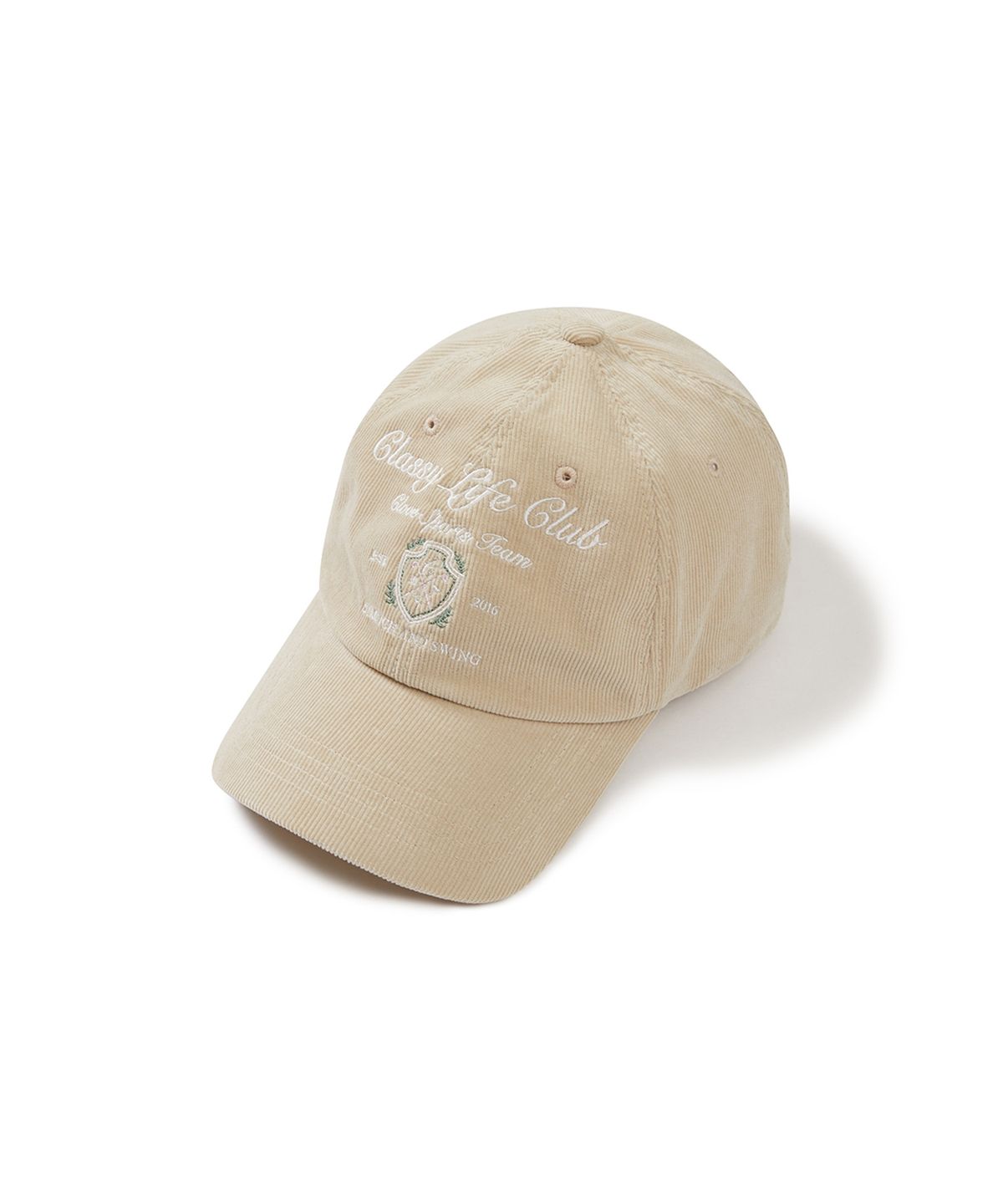 클로브(CLOVE) [24FW clove] Lettering Corduroy Ball Cap (2color)