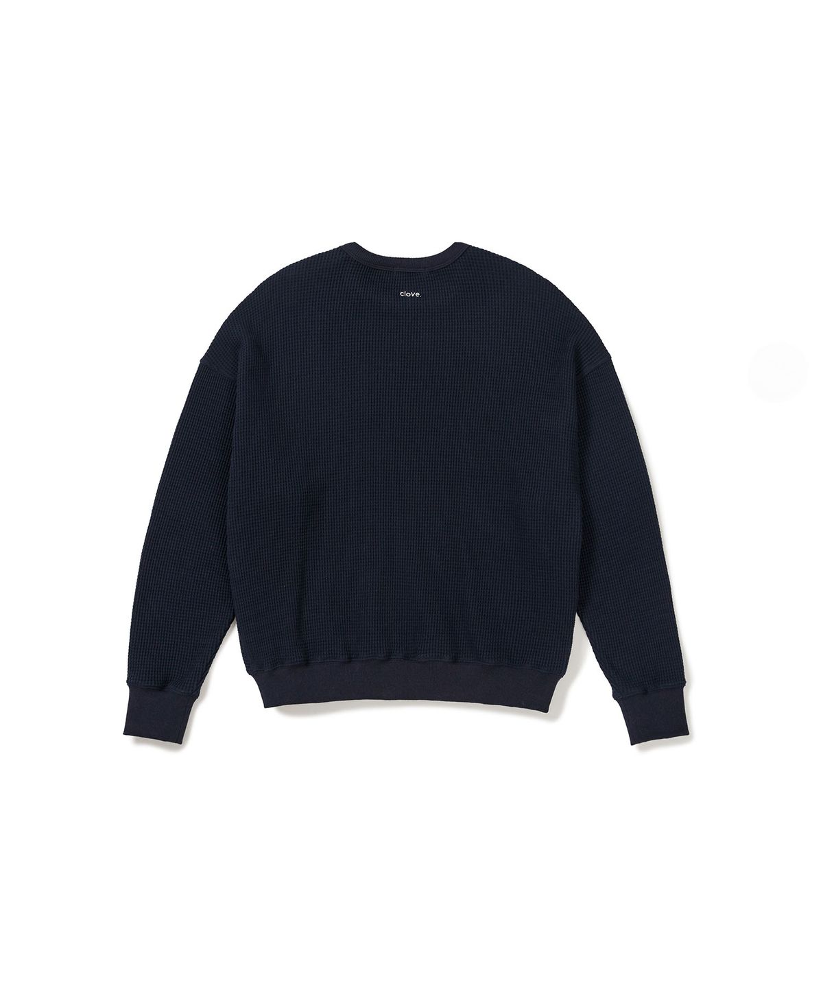 클로브(CLOVE) [24FW clove] Waffle Sweatshirt (Navy)