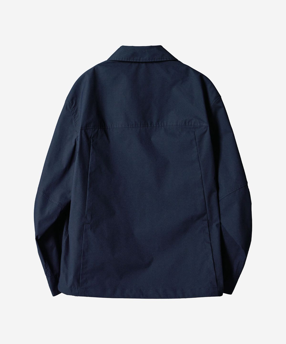 칼라파타르(KALAPATTHAR) Poly Cotton Zip Shirts Jacket - NAVY