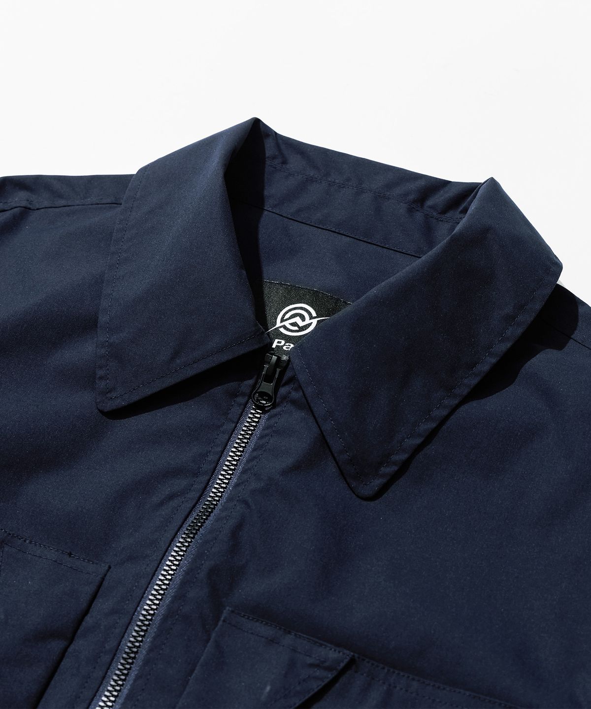 칼라파타르(KALAPATTHAR) Poly Cotton Zip Shirts Jacket - NAVY