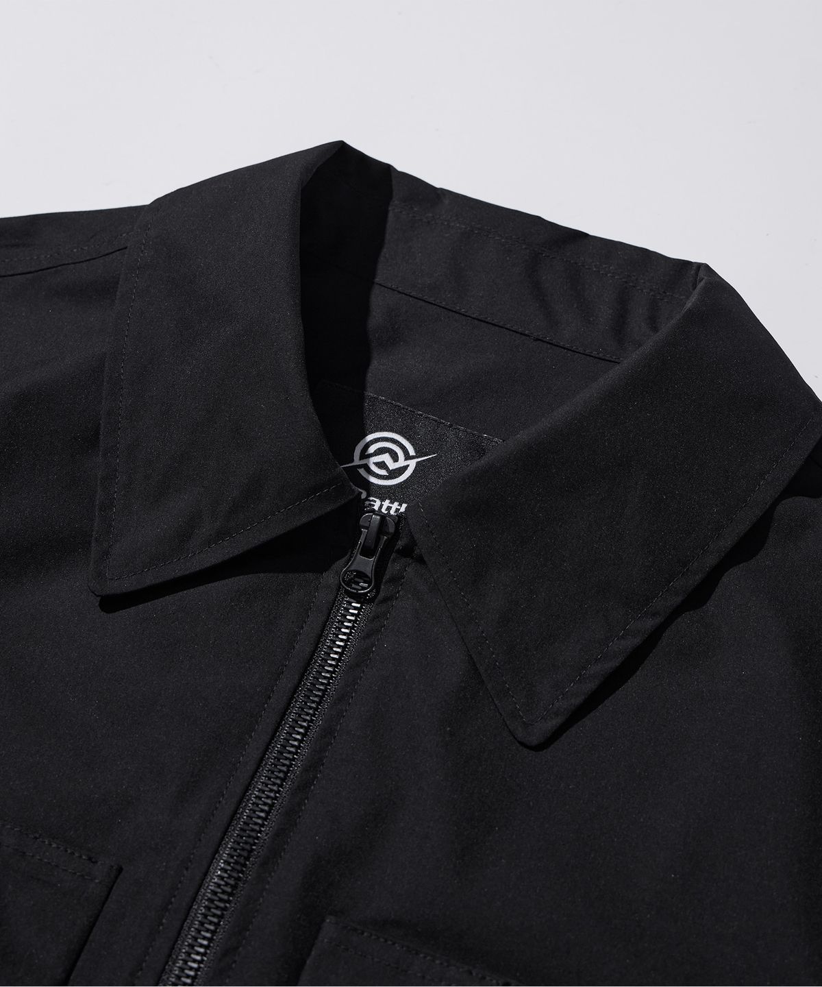 칼라파타르(KALAPATTHAR) Poly Cotton Zip Shirts Jacket - BLACK