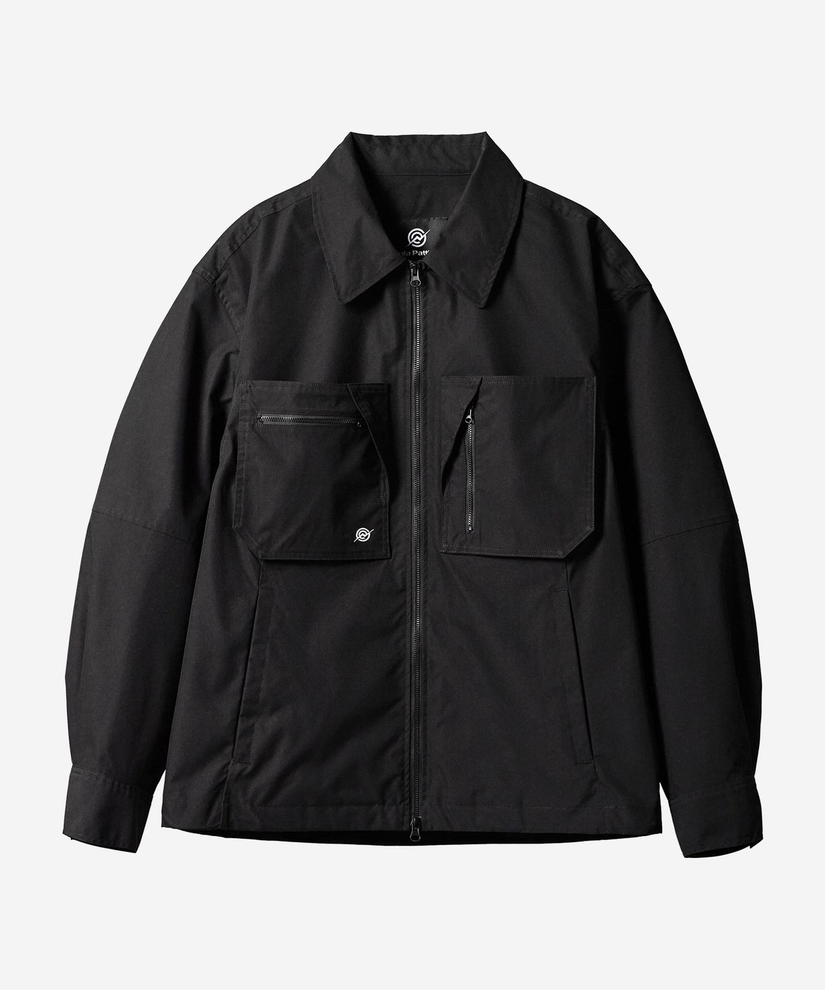 칼라파타르(KALAPATTHAR) Poly Cotton Zip Shirts Jacket - BLACK