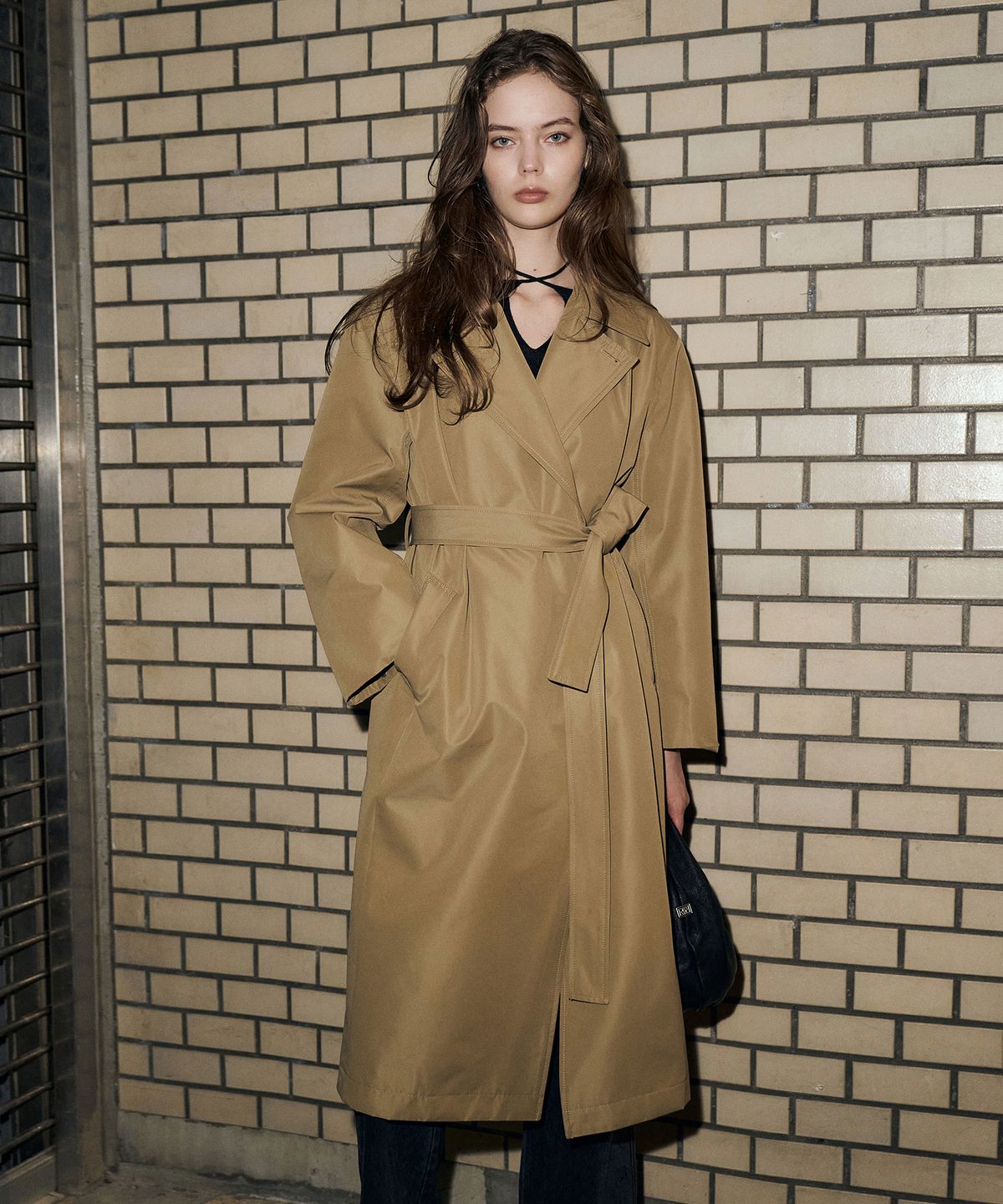 르네제이(RENEJ) Belted Trench Coat