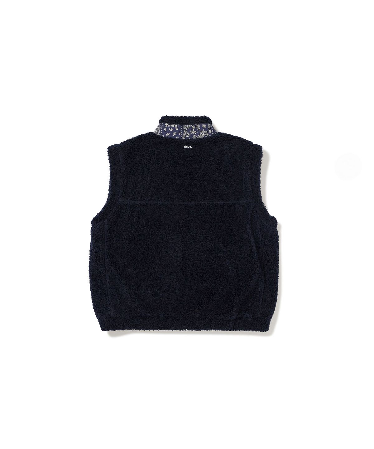 클로브(CLOVE) [24FW clove] Point Fleece Vest (Navy)