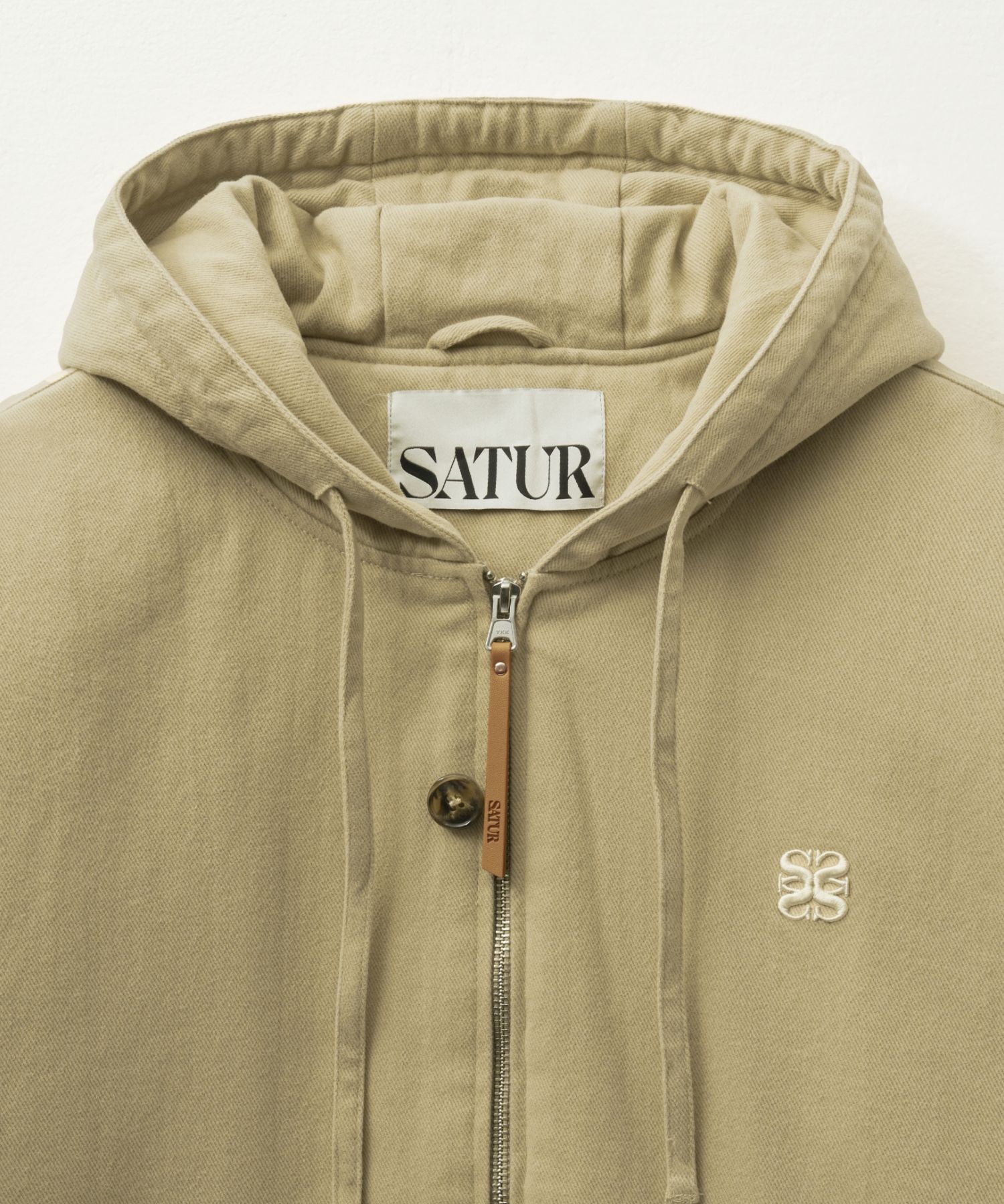 ★ SATUR ★TEO PADDED HOOD ZIP-UP MUSINSA | SATUR Theo Padded Hood Zip-Up Beige