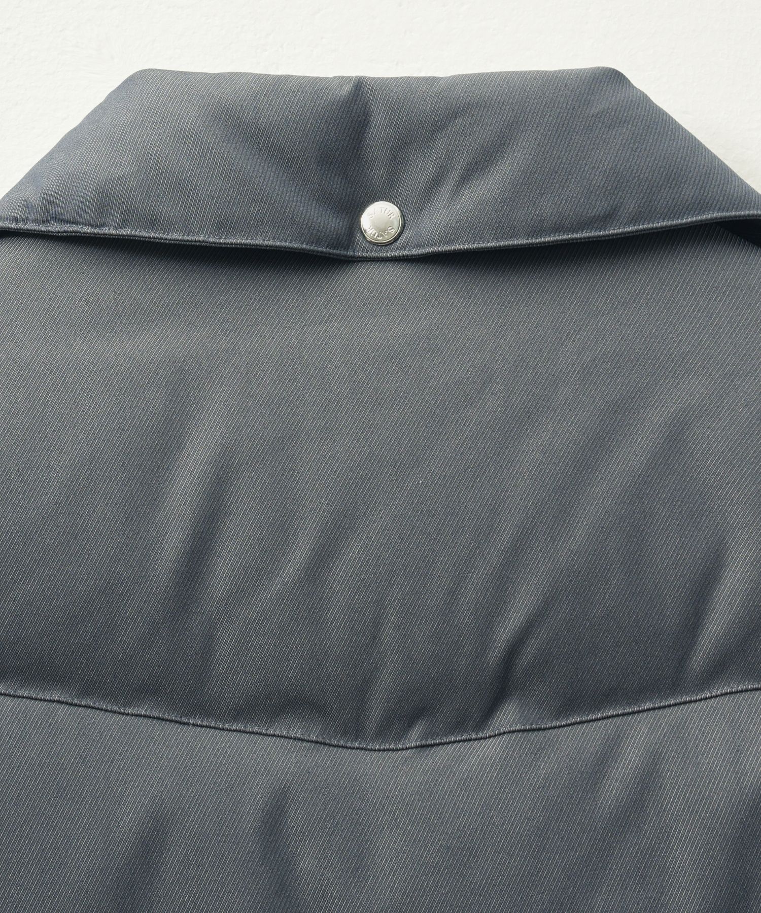 MUSINSA | SATUR Leche Two Tone Duck Down Padding Glitter Gray