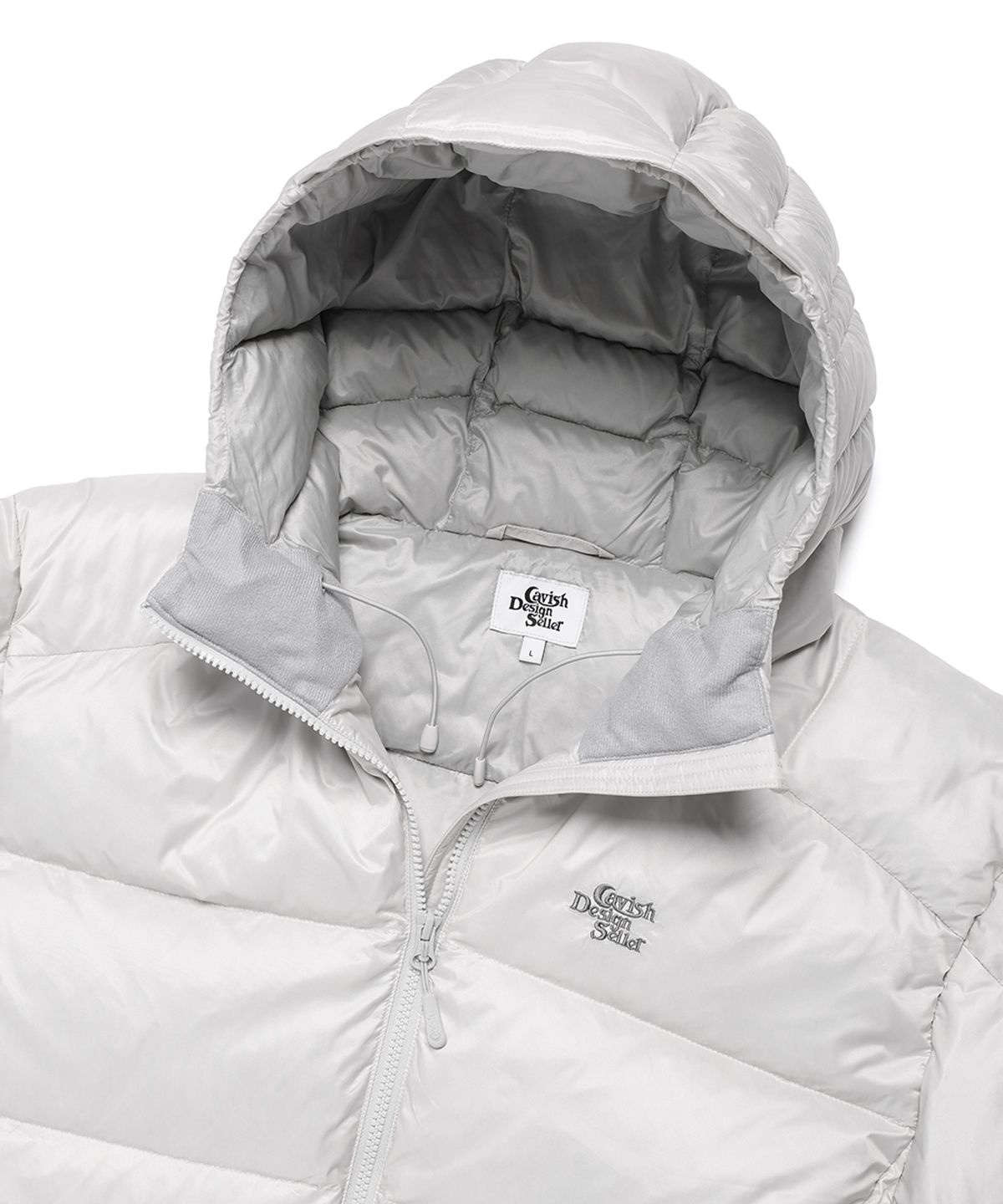 카비시(CAVISH) HOODED ALPINE DOWN JACKET GREY(CV2EWUB900A)
