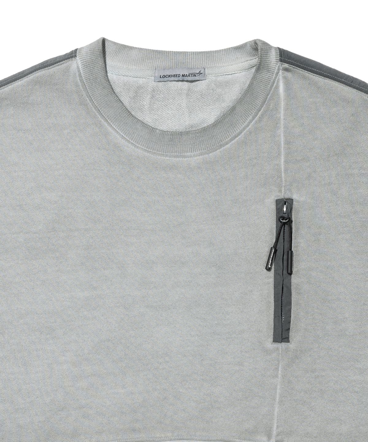 록히드마틴(LOCKHEED MARTIN) LM LUNAR DYED ZIPPER POCKET SWEATSHIRTS (GREY)
