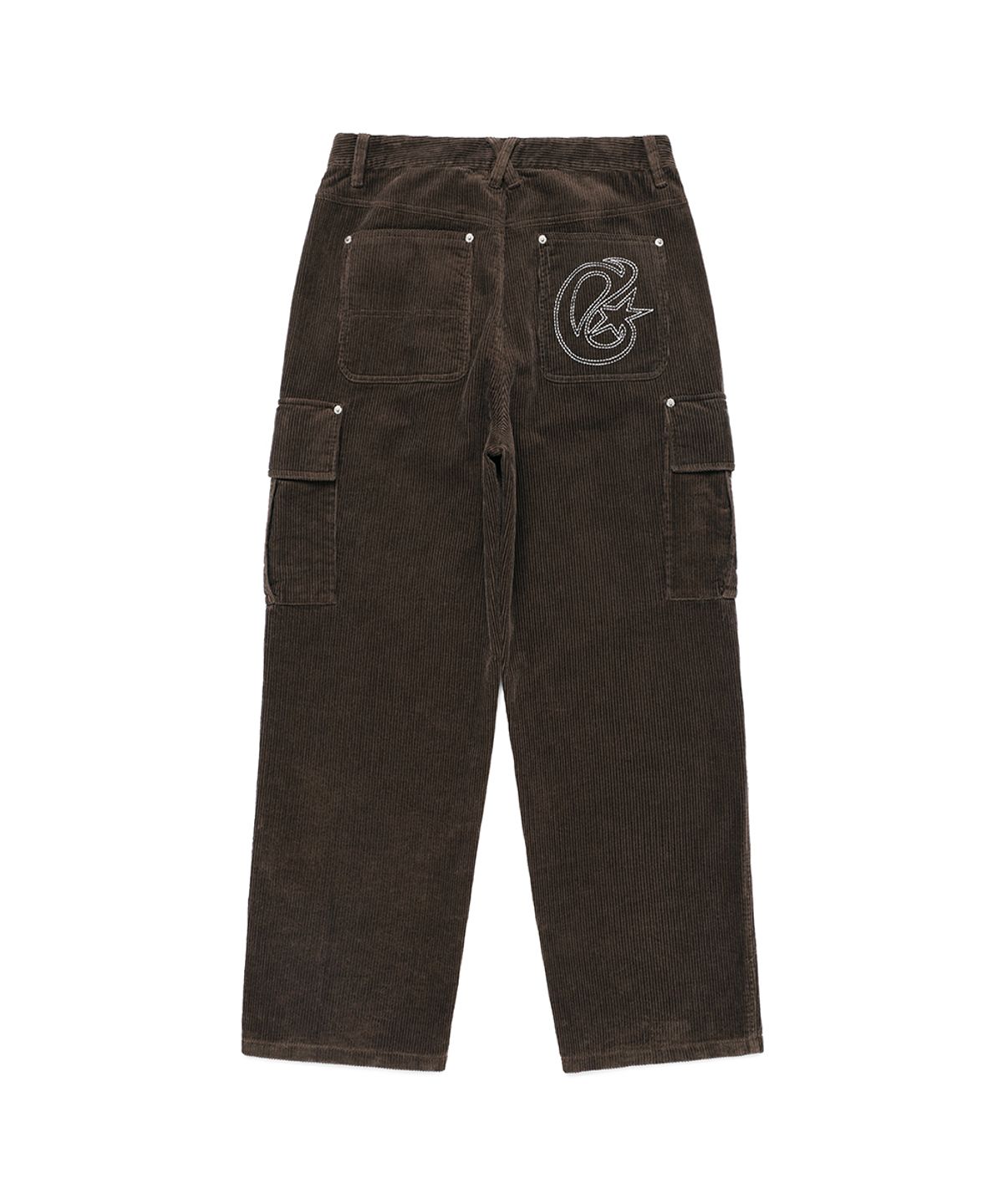 카비시(CAVISH) CORDUROY WASHED CARGO PANTS BROWN(CV2EFUPA10A)