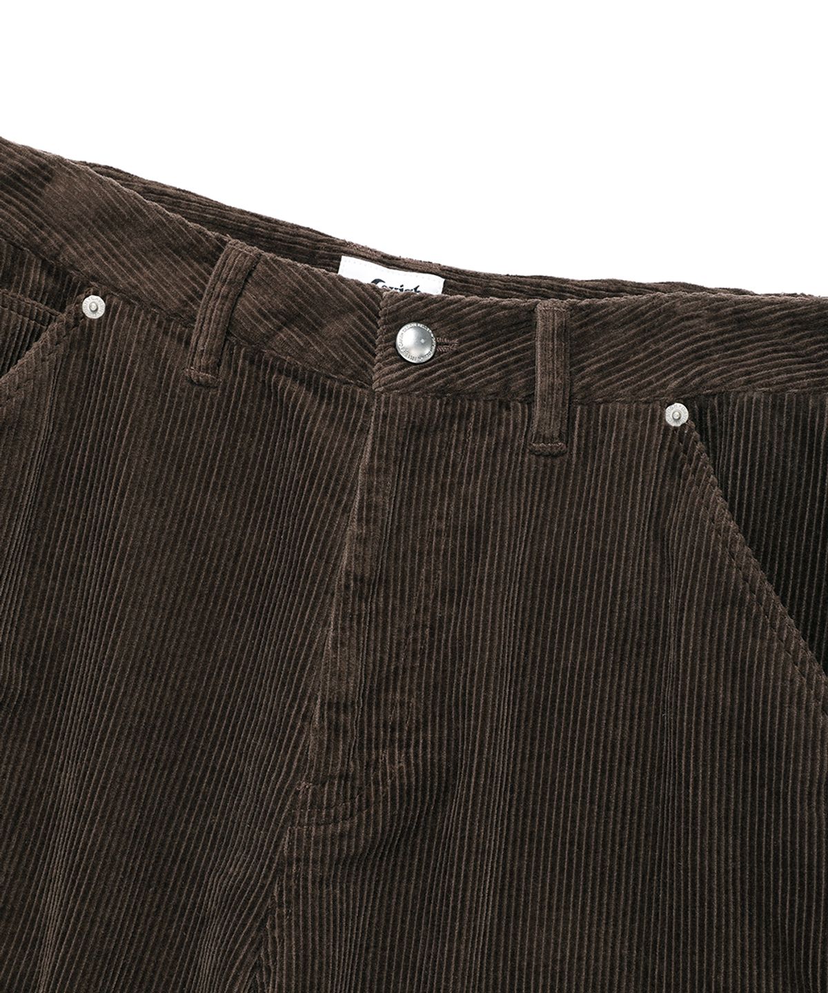카비시(CAVISH) CORDUROY WASHED CARGO PANTS BROWN(CV2EFUPA10A)
