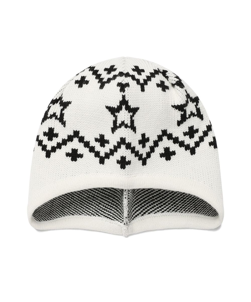 MUSINSA | CAVISH NORDIC EAR FLAP BEANIE IVORY(CV2EFUAB34A)