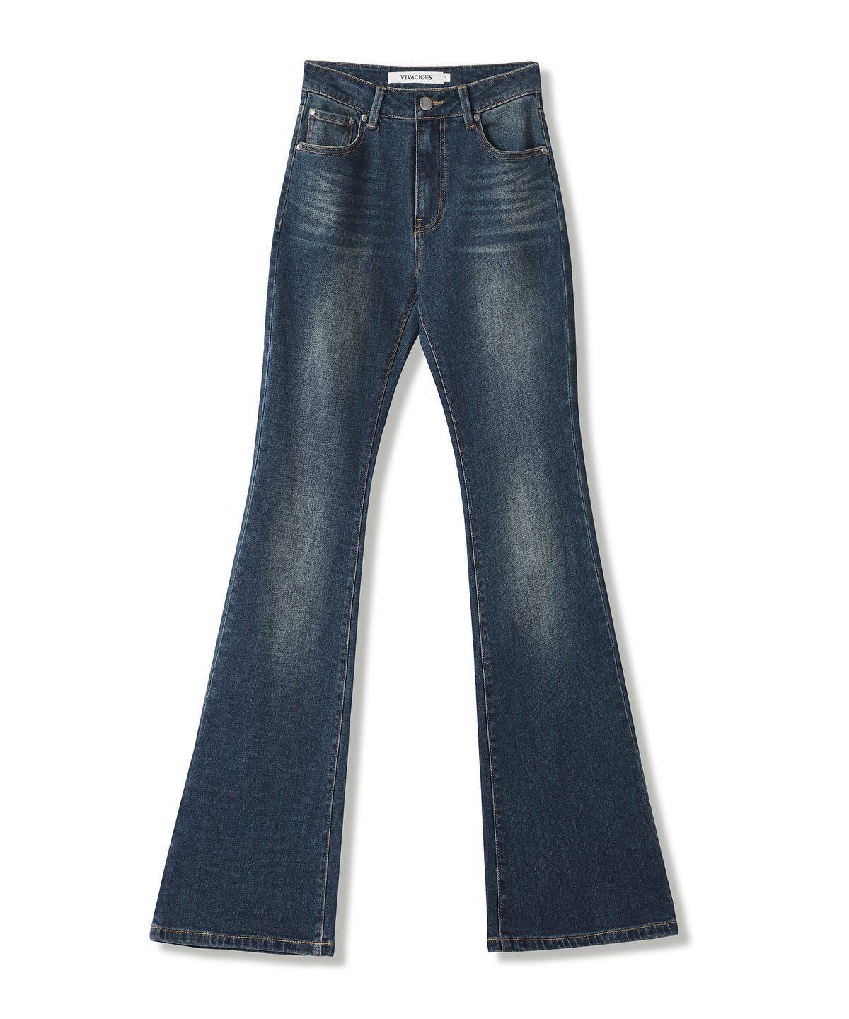 비바셔스(VIVACIOUS) Deau Bootscut Denim Pants BLACK