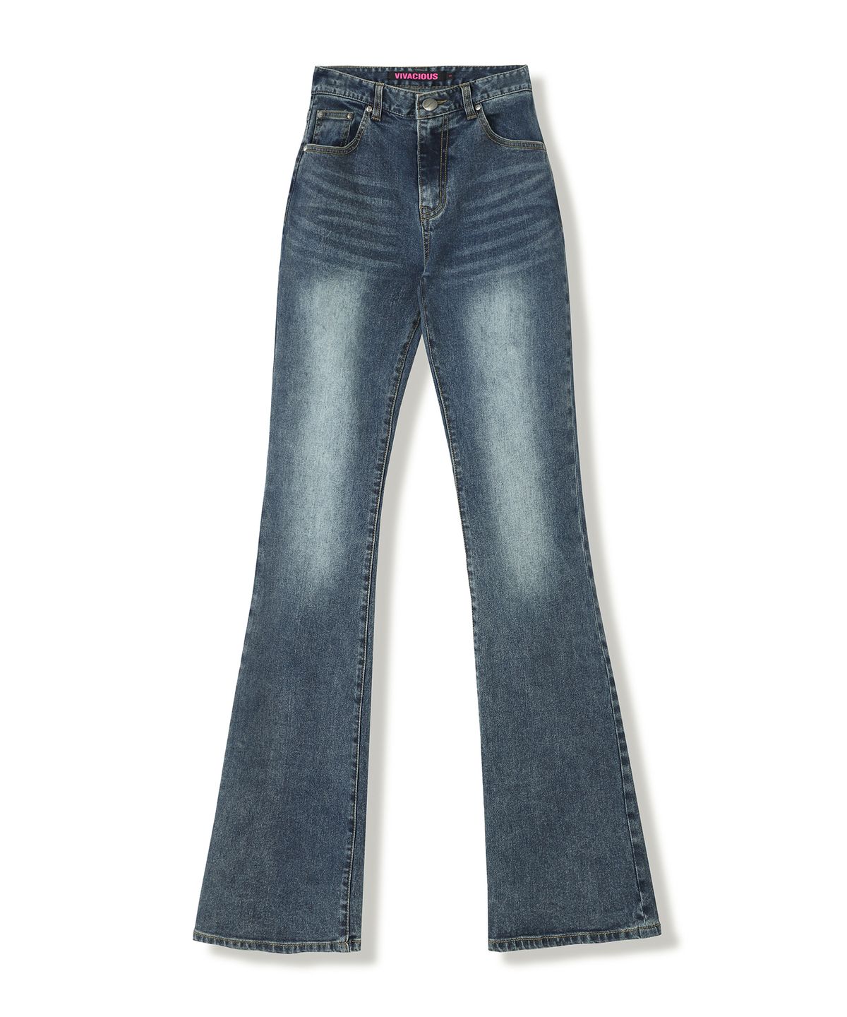 비바셔스(VIVACIOUS) Noel Bootscut Denim Pants BLUE