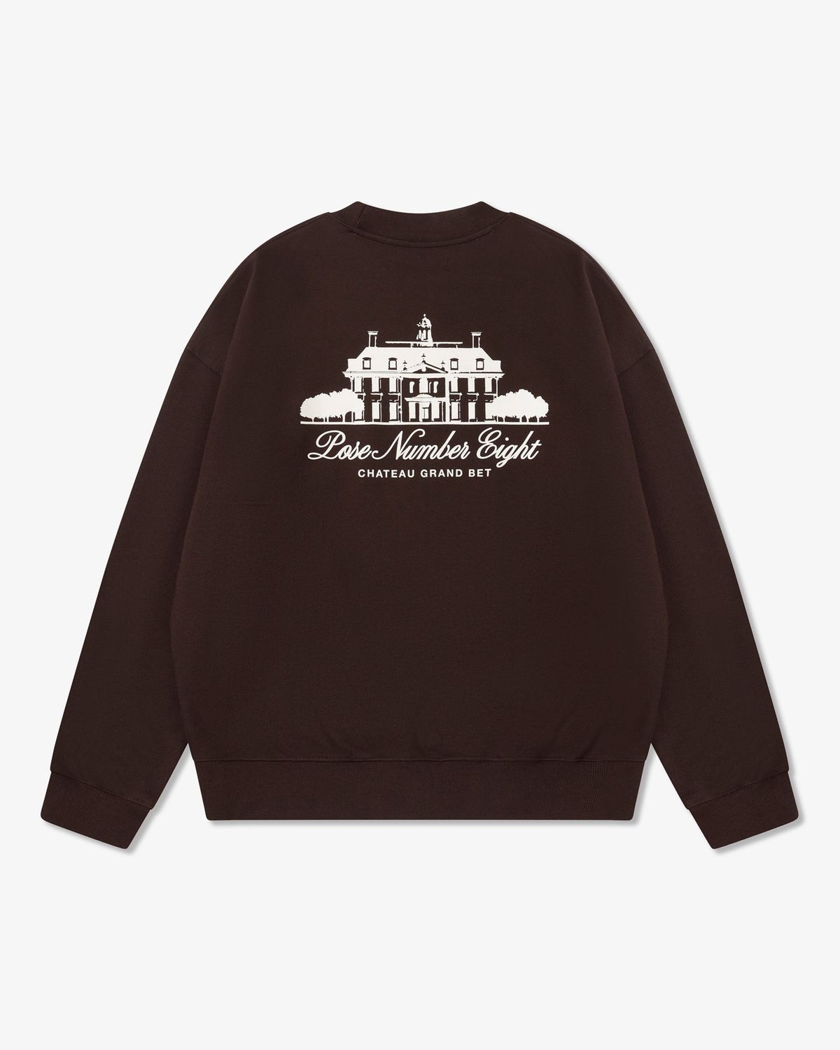 포즈넘버에잇(POSE NUMBER EIGHT) CHATEAU SWEATSHIRT (BROWN)