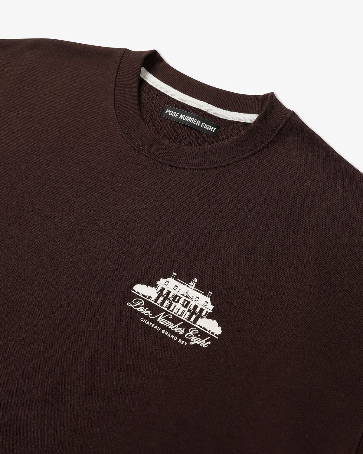 포즈넘버에잇(POSE NUMBER EIGHT) CHATEAU SWEATSHIRT (BROWN)