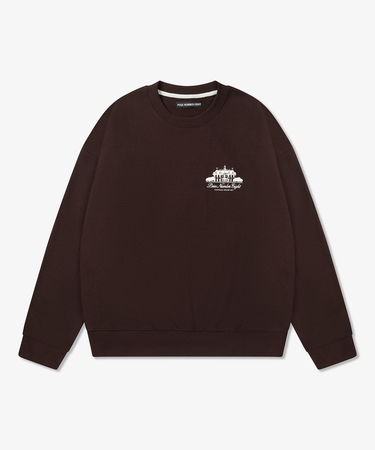 포즈넘버에잇(POSE NUMBER EIGHT) CHATEAU SWEATSHIRT (BROWN)