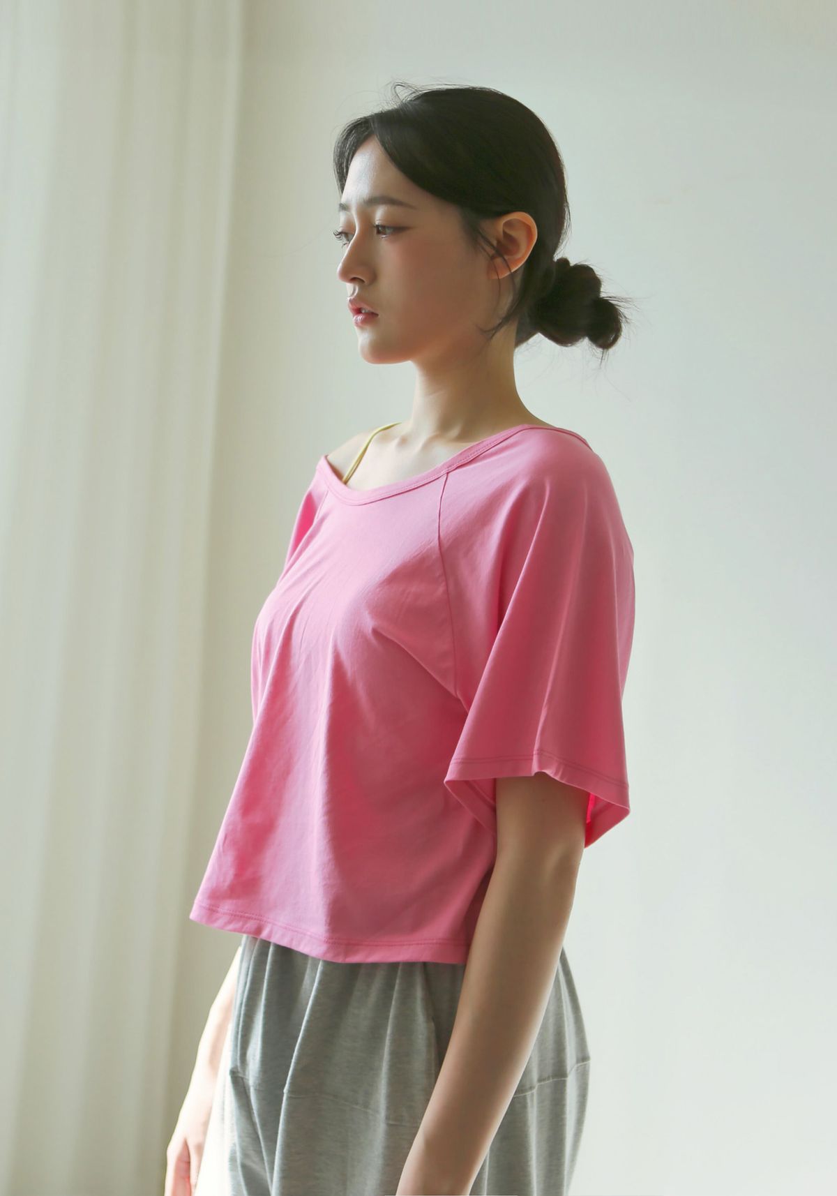 프라나 물라(PRANAMOOLA) 여성요가복 디아 래글런 요가커버업