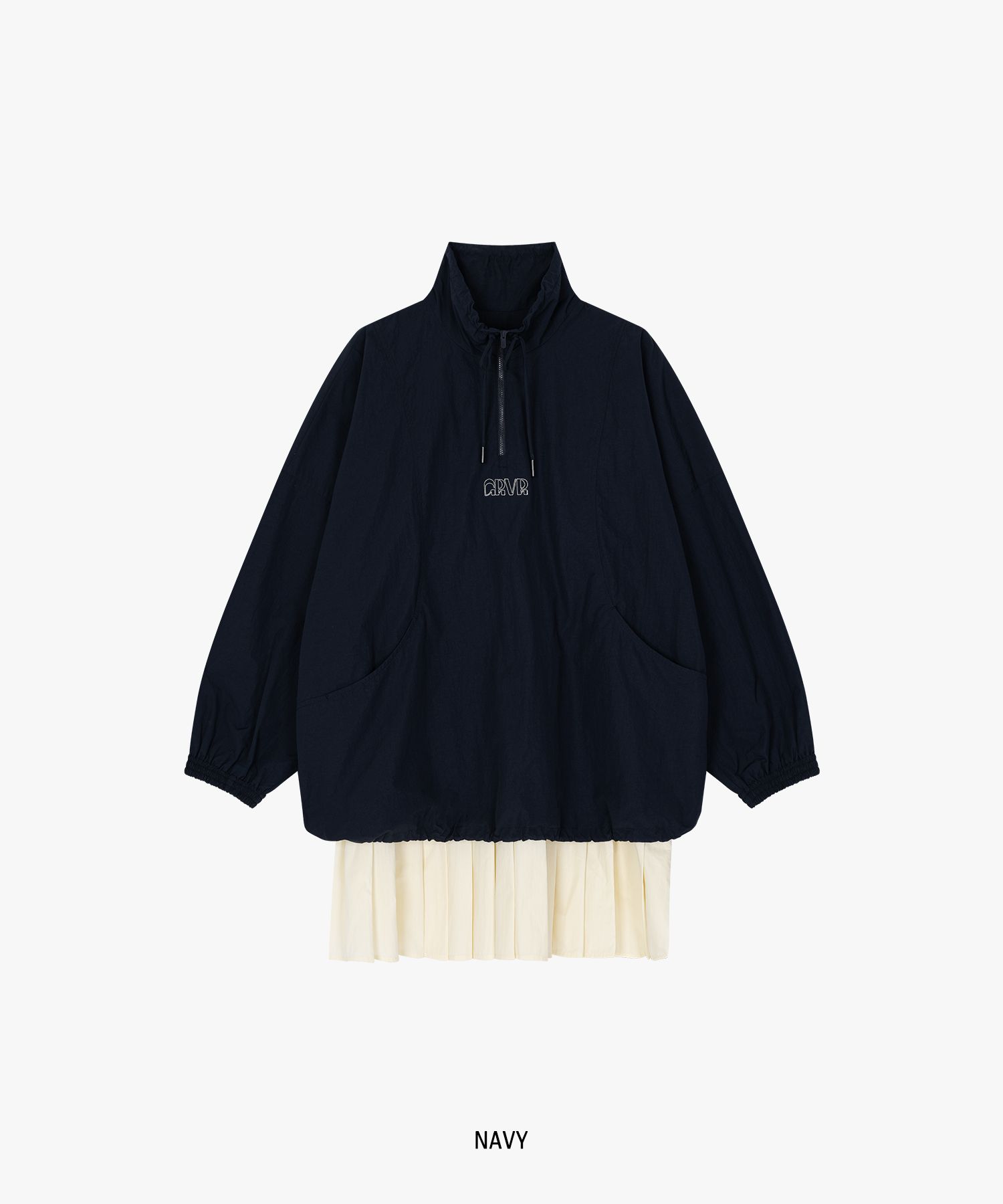 MUSINSA | GROVE GRVR PLEATS ANORAK (2COLOR)