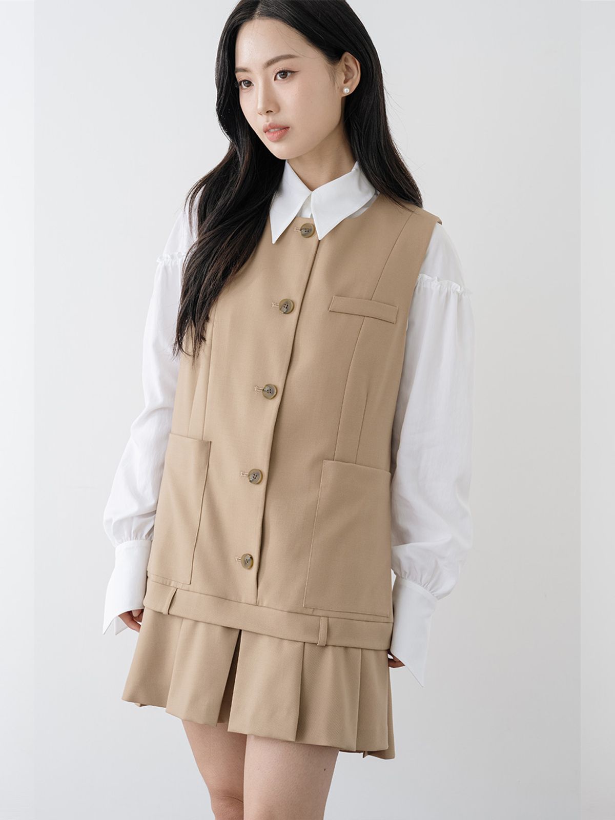 디어류(DEARYU) 모디쉬 원피스 #베이지