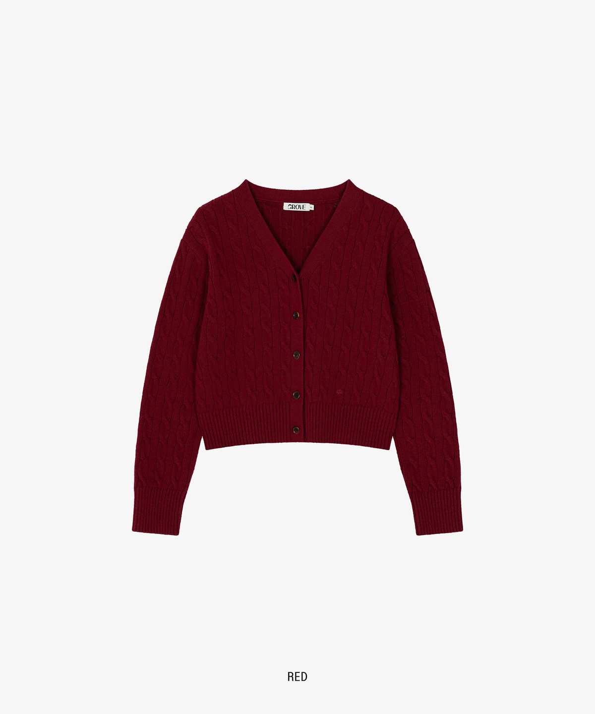 그로브(GROVE) PRESLEY CABLE CARDIGAN (4COLOR)