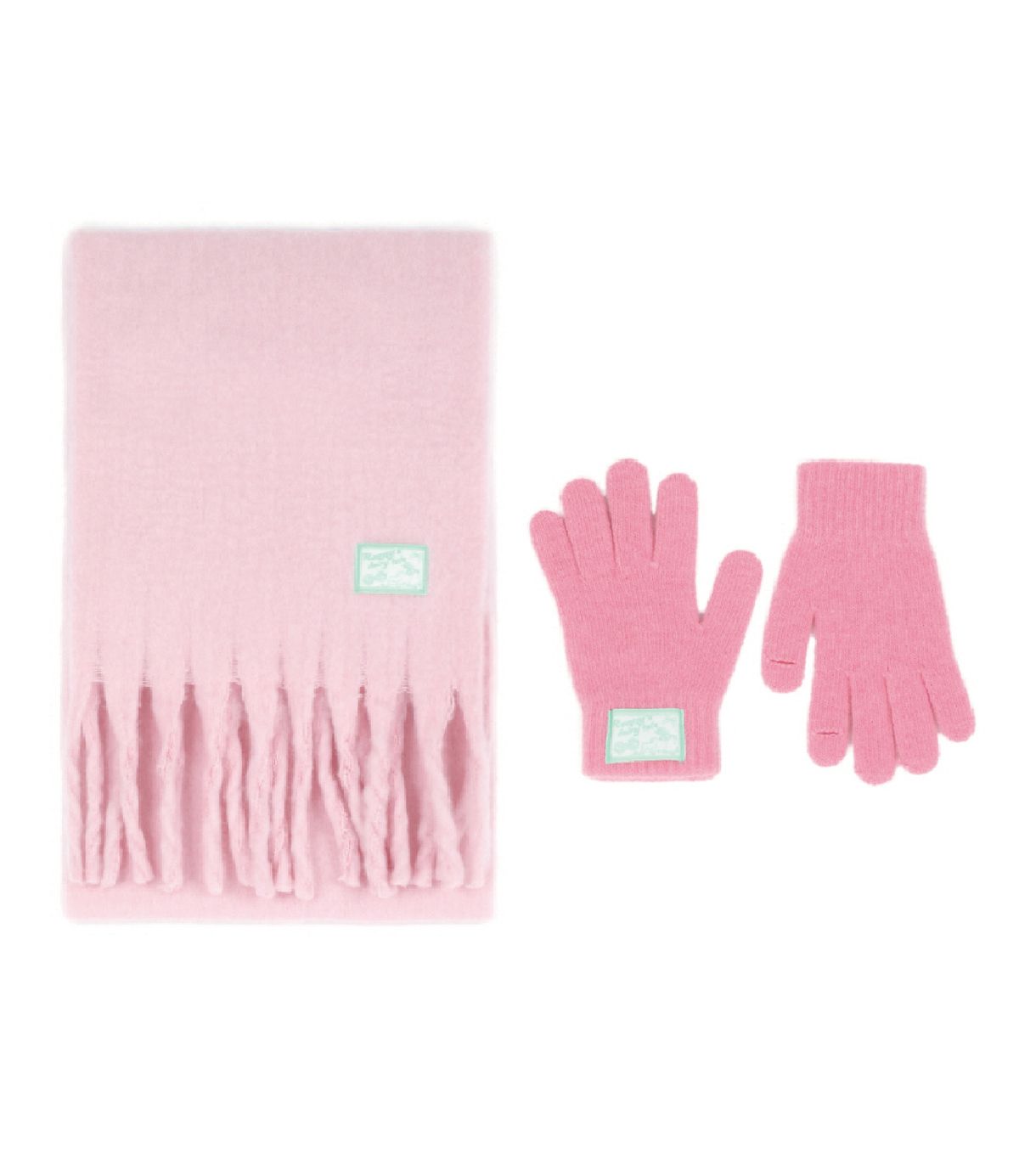 래니래니(RENNYRENNIE) [SET] FAIRY COTTON MUFFLER + FAIRY FINGER HOLE WOOL GLOVES - FAIRY 코튼 머플러 + FAIRY 핑거홀 장갑