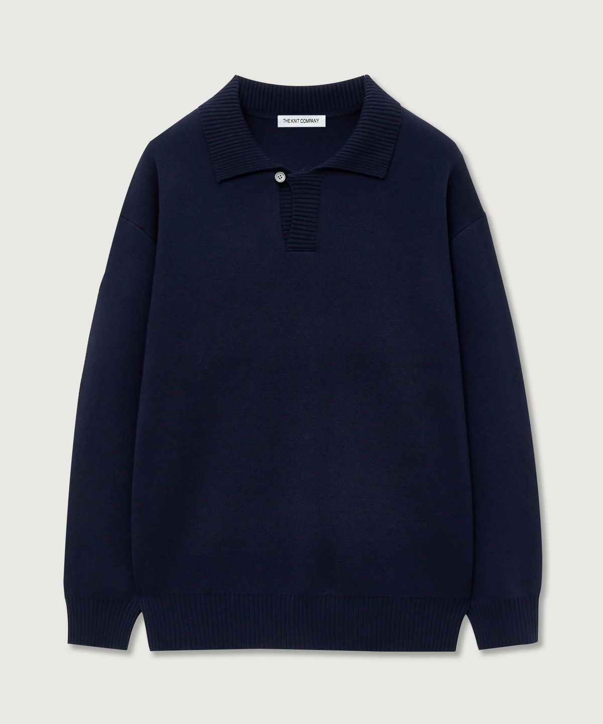 더니트컴퍼니(THEKNITCOMPANY) 울 블렌드 볼드 카라 니트 5color