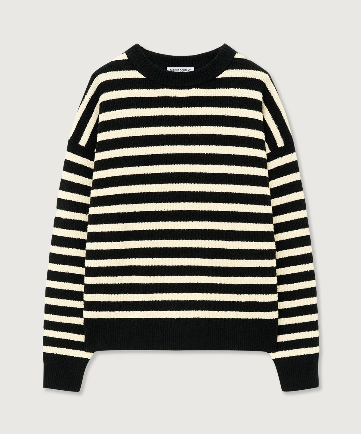 더니트컴퍼니(THEKNITCOMPANY) 텍스처드 스트라이프 니트 2color