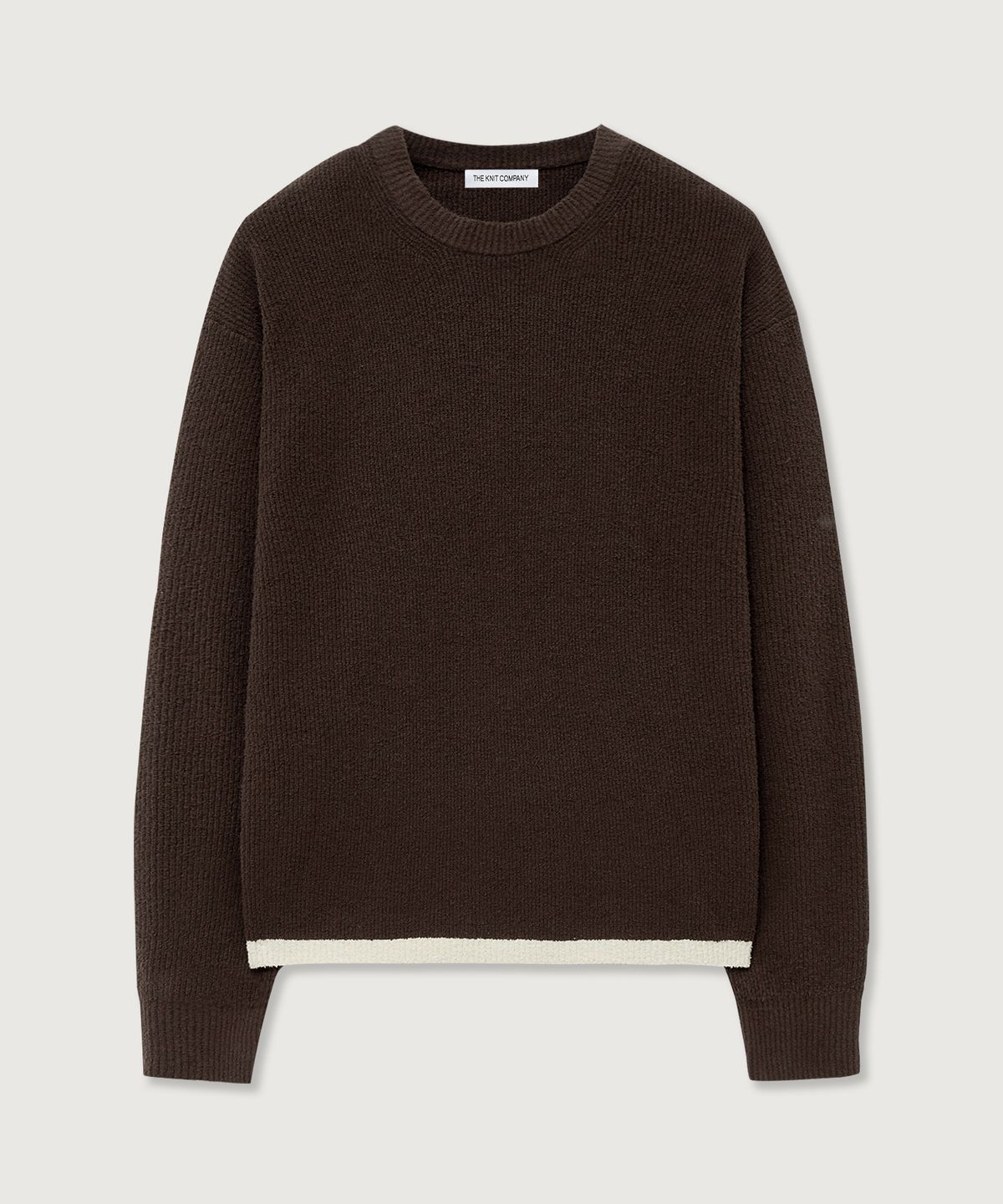 더니트컴퍼니(THEKNITCOMPANY) 텍스처드 크루넥 니트 3color
