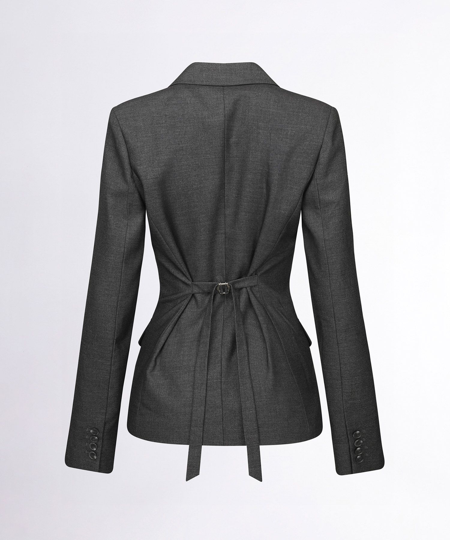 【SCULPTOR】Tailored Belted Blazer Gray MUSINSA | SCULPTOR Tailored Belted Blazer Gray