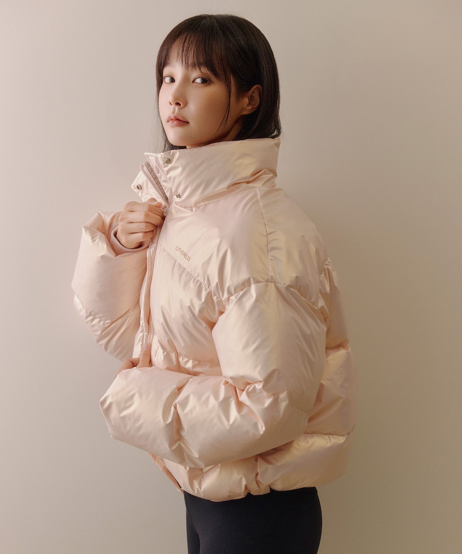 citybreeze★韓国★人気 Essential City Crop Padded Jumper 4色 MUSINSA公式 | CITYBREEZE WOMAN Essential City Crop Padded