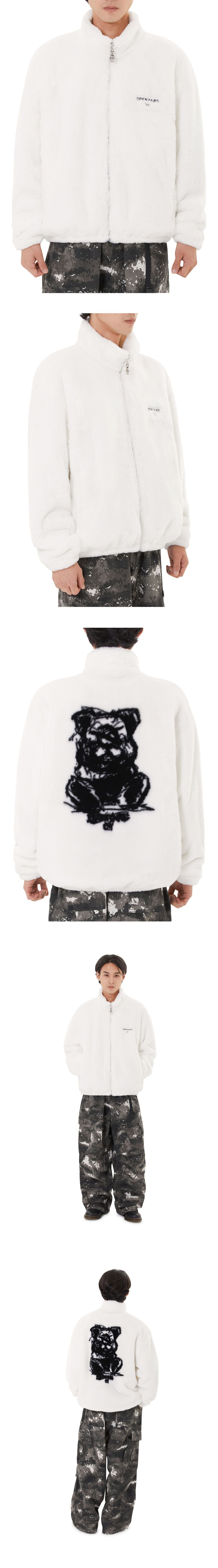 OY/オーワイ BACK SKETCH ODOLLY FUR JACKET MUSINSA | OY SKETCH ODOLLY FUR JACKET - WHITE