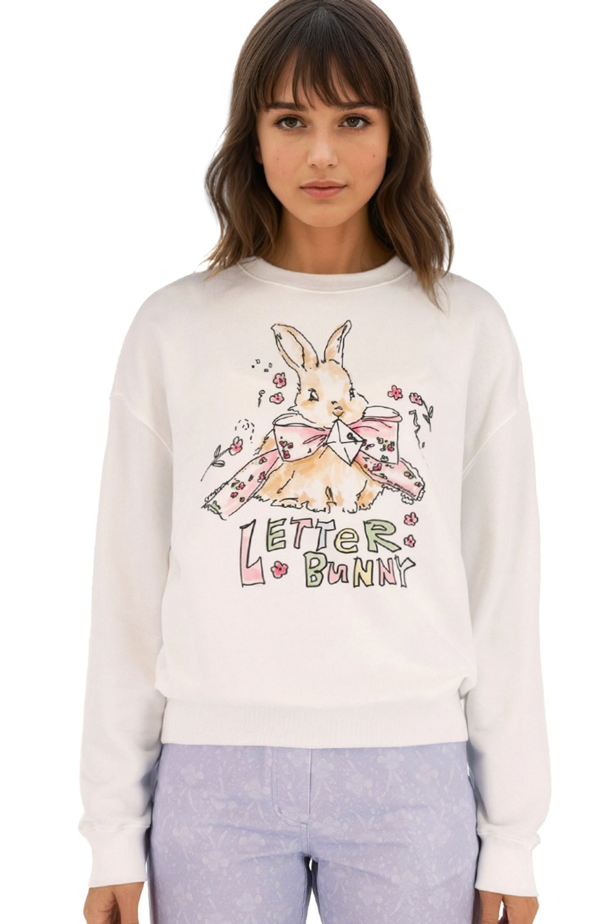 신스레터스(SHINS LETTERS) Letter-bunny Sweatshirt