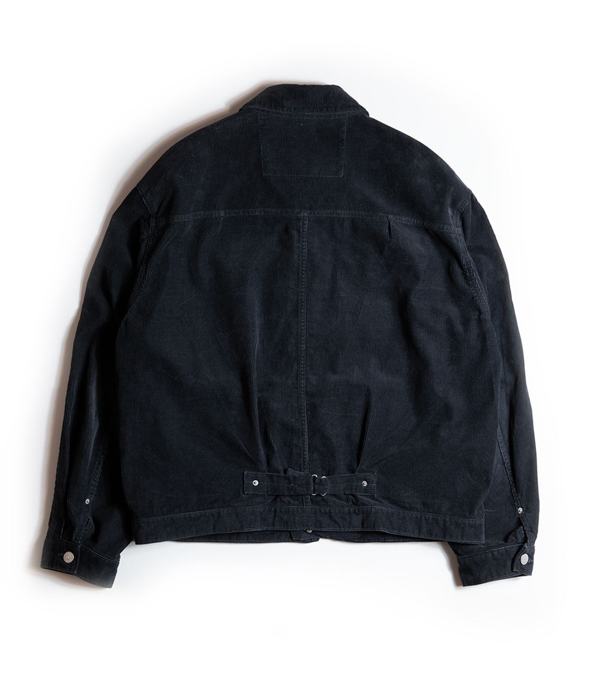 리슈(L'ISSUE) Type-1 Sulfur-dyed Corduroy Jacket (Washed Black)