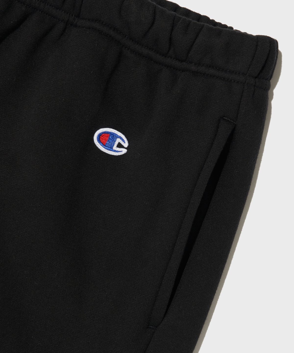 챔피온(CHAMPION) C로고 스트레이트 팬츠 Black