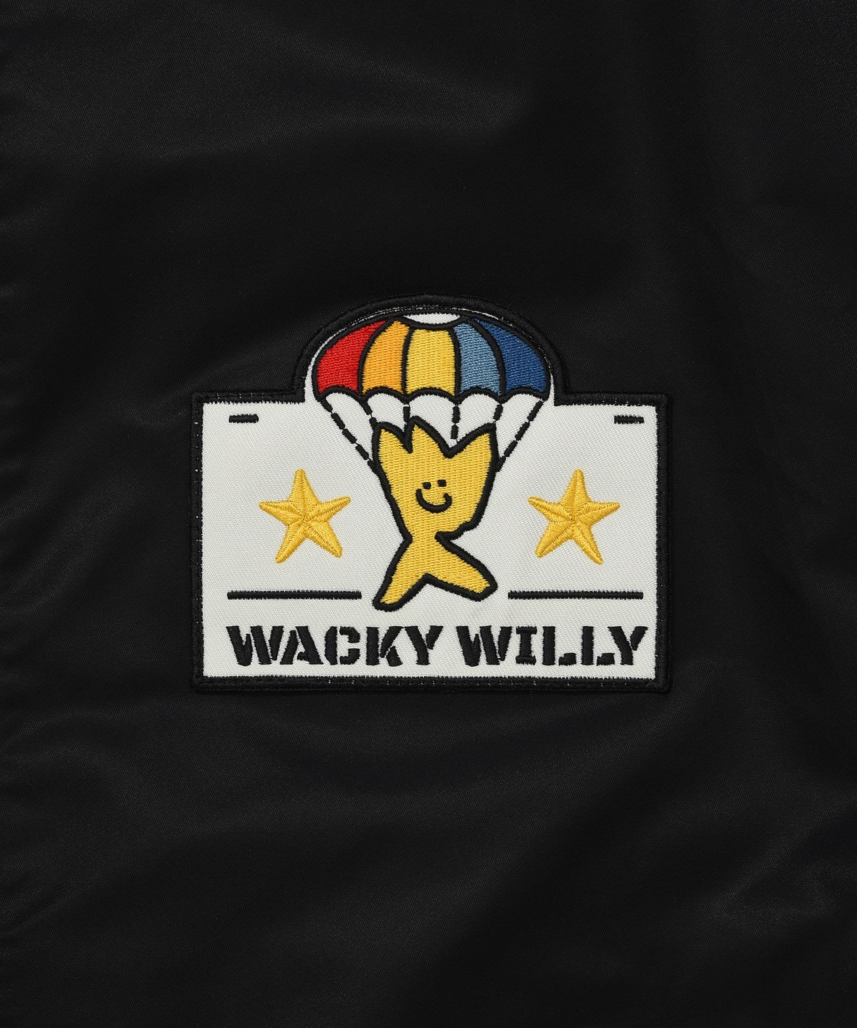 와키윌리(WACKY WILLY) 패치워크 MA-1 블랙