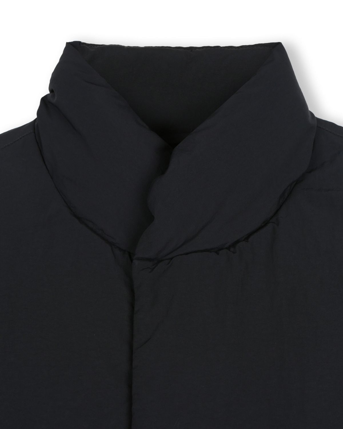 비슬로우(BESLOW) MINIMAL PUFFER DOWN JACKET CRINKLE BLACK