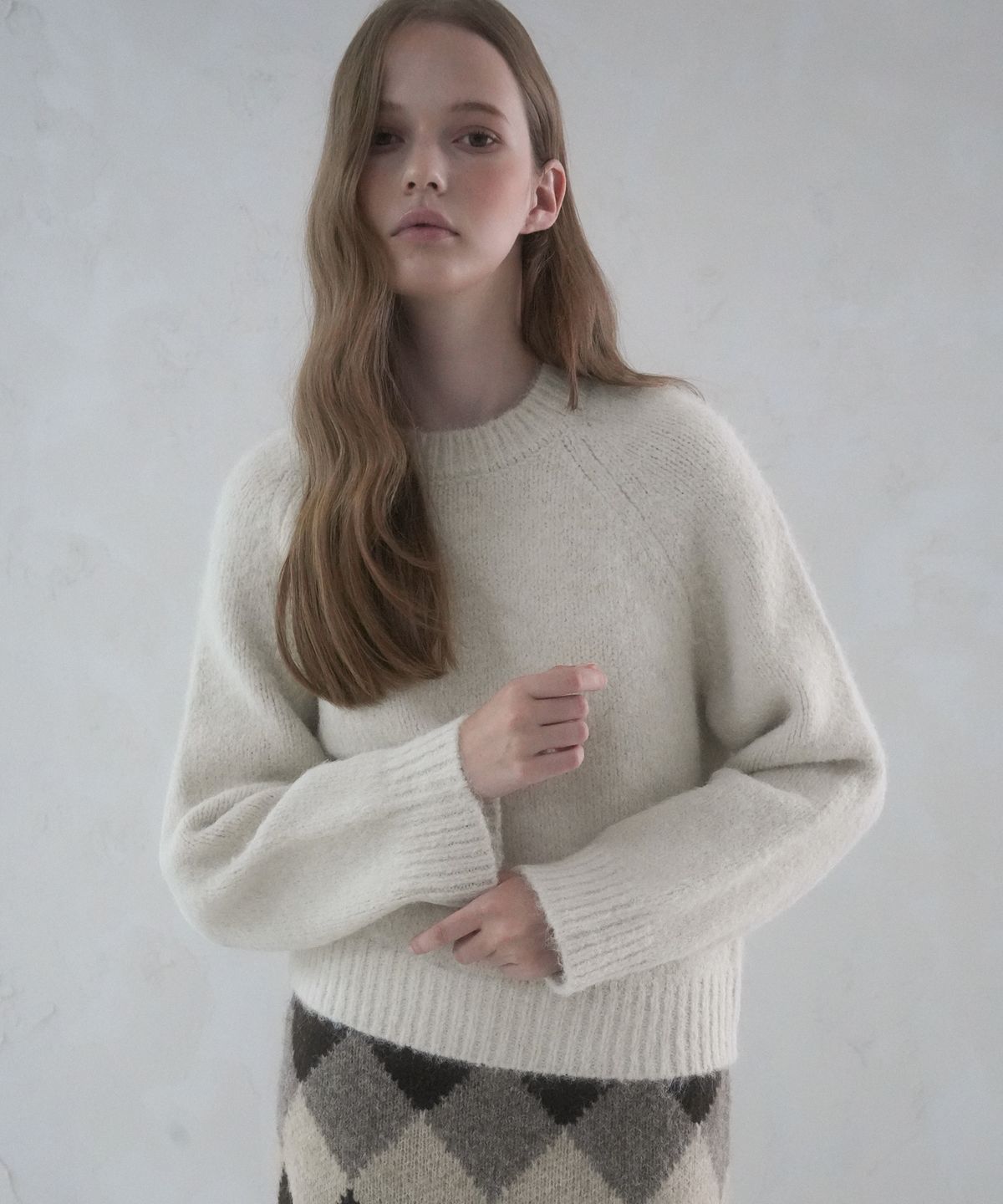 비바셔스(VIVACIOUS) Lumi Raglan Minimal Knit - 5COL