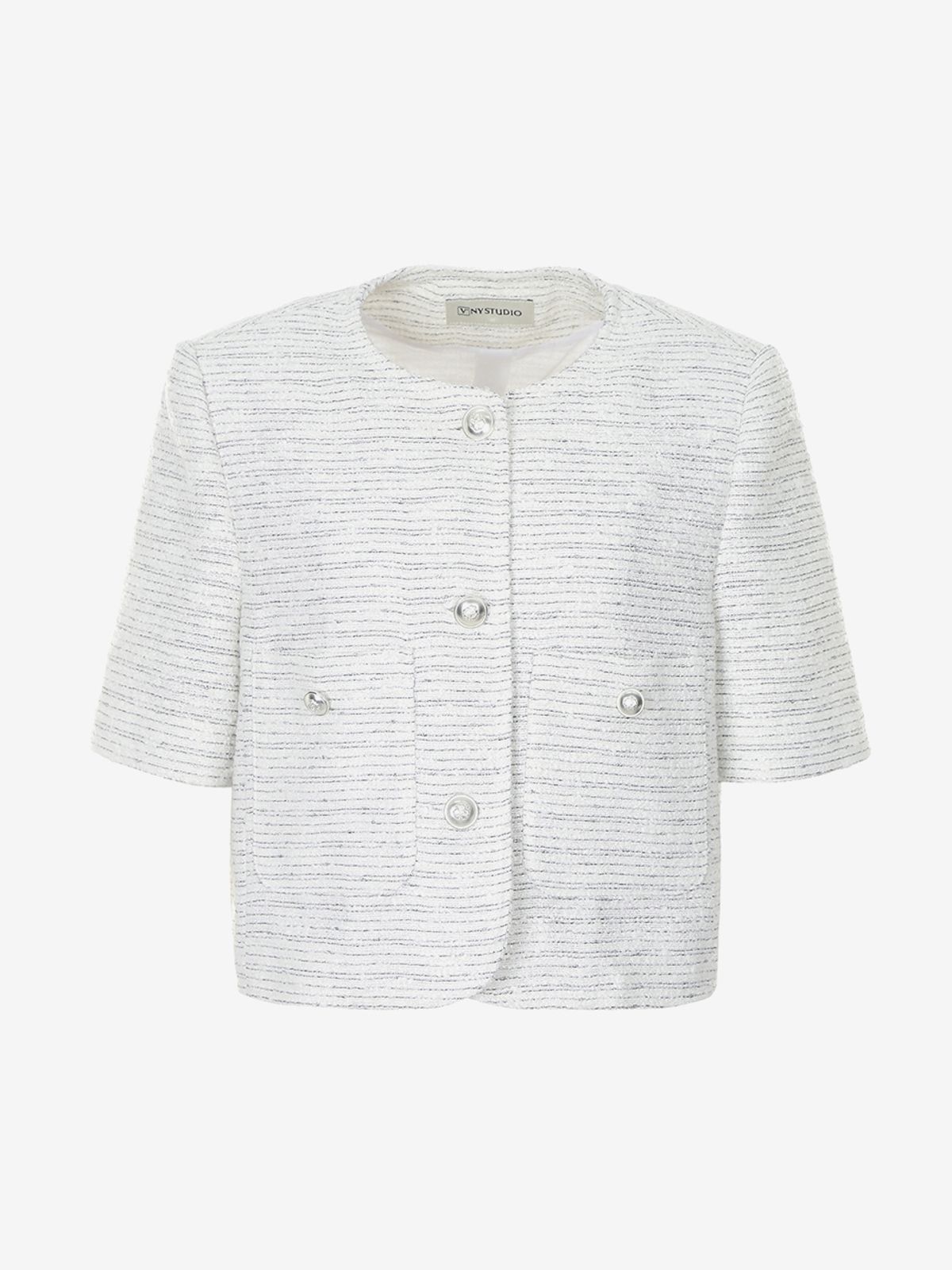 브이엔와이스튜디오(VNYSTUDIO) Round Tweed Jacket_YA5JKNA