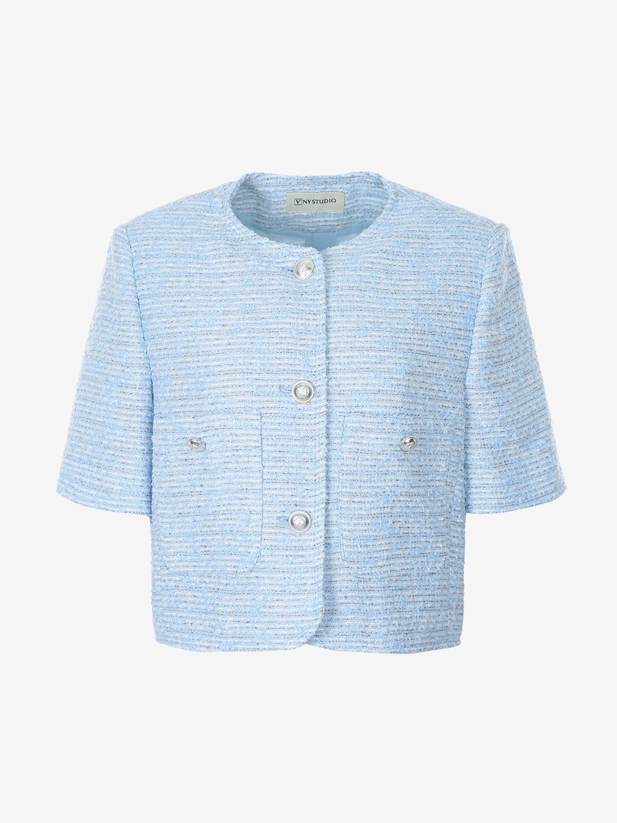 브이엔와이스튜디오(VNYSTUDIO) Round Tweed Jacket_YA5JKNA