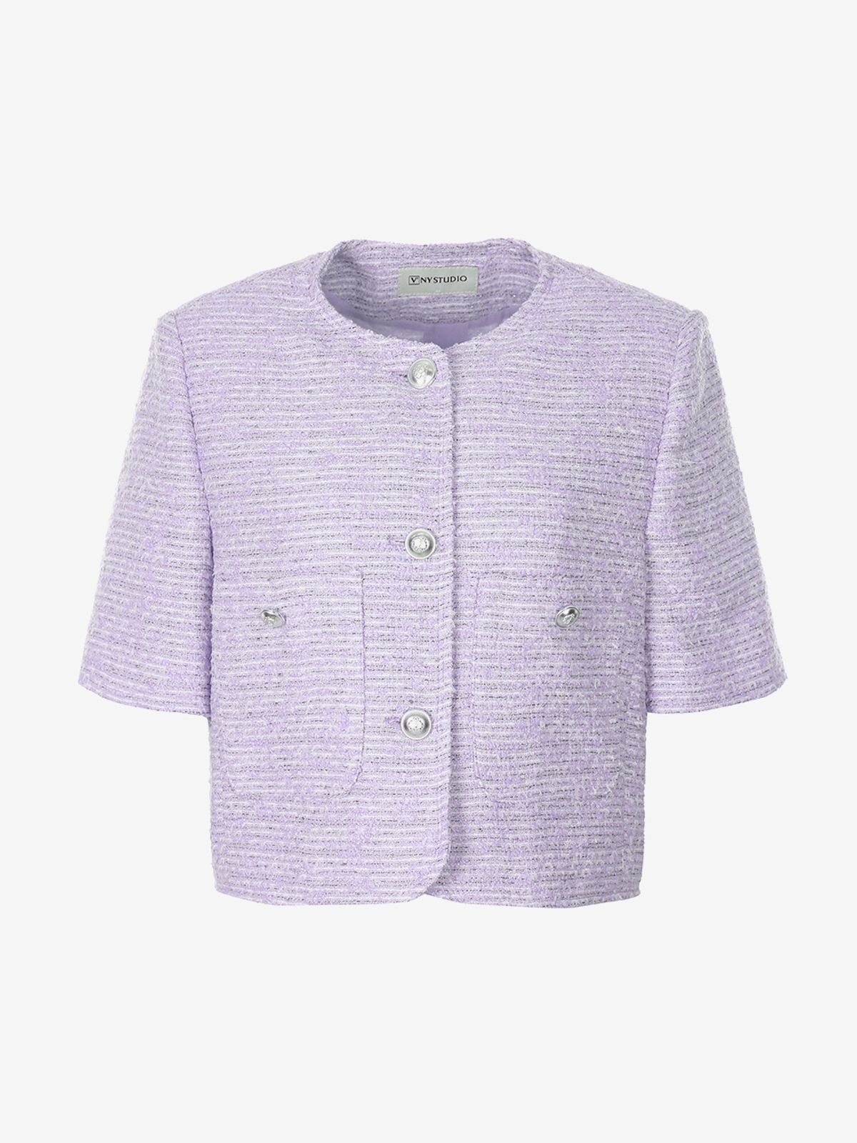 브이엔와이스튜디오(VNYSTUDIO) Round Tweed Jacket_YA5JKNA