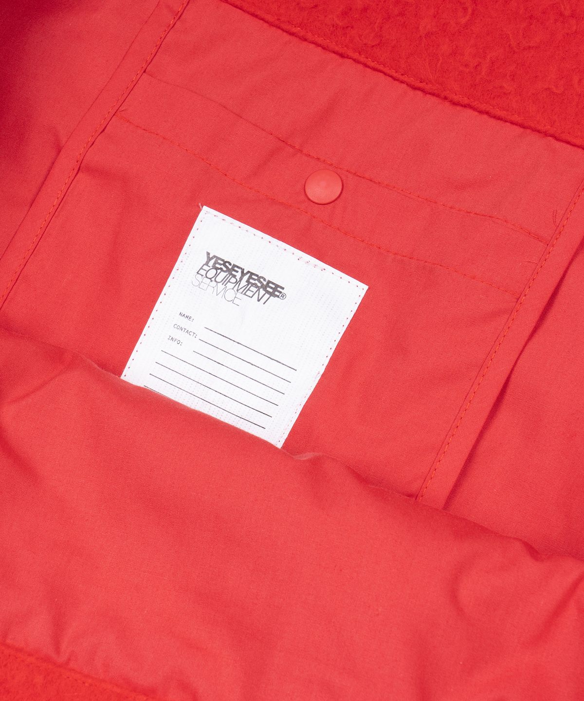 예스아이씨(YESEYESEE) Y.E.S Sign Logo Tote Bag Red