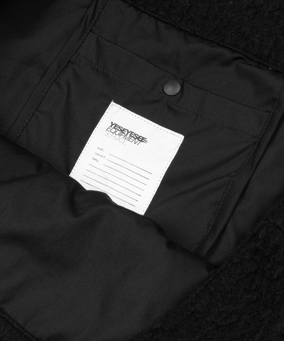 예스아이씨(YESEYESEE) Y.E.S Sign Logo Tote Bag Black