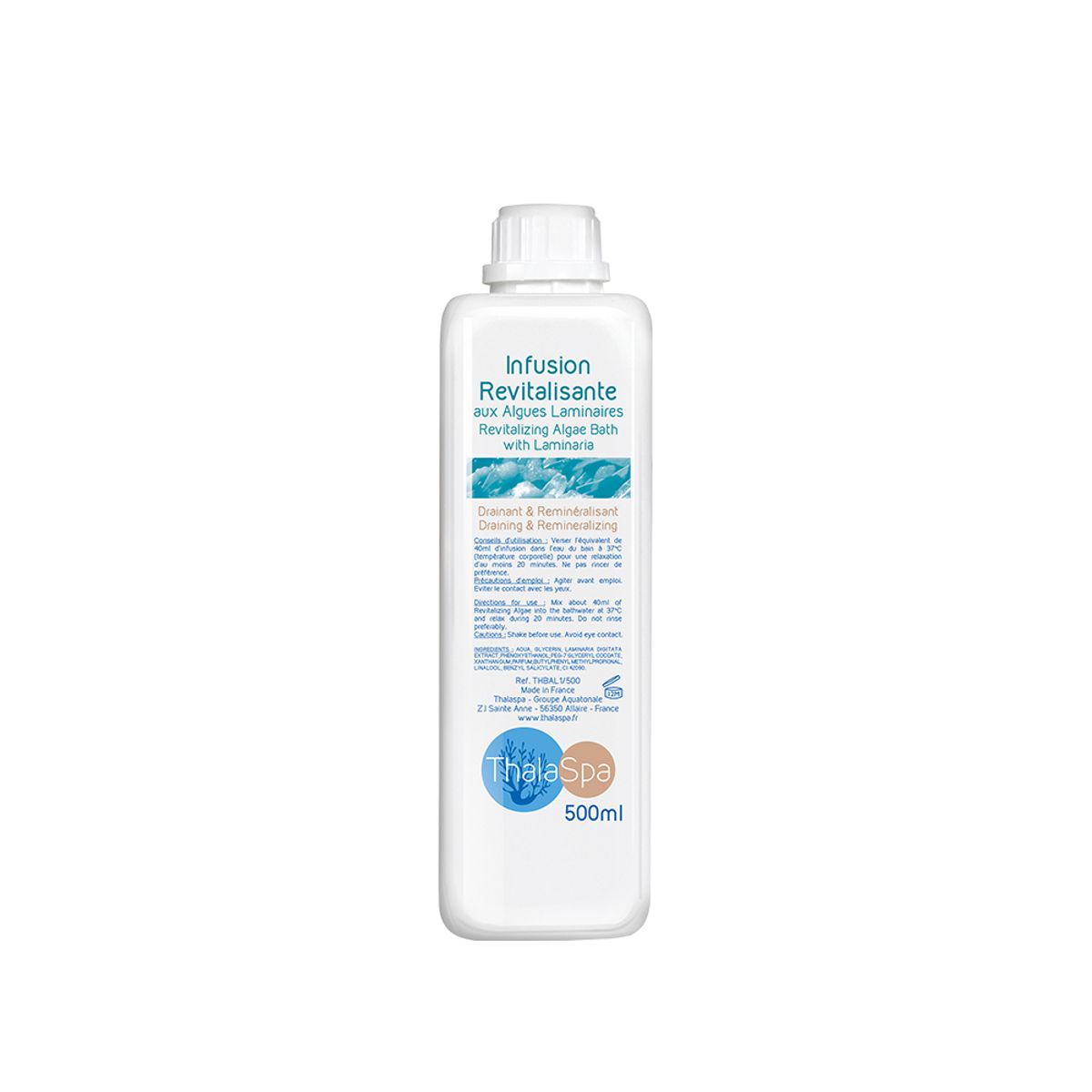 딸라스파(THALASPA) 리바이탈라이징 알게 배쓰 위드 라미나이라 입욕제 500ml