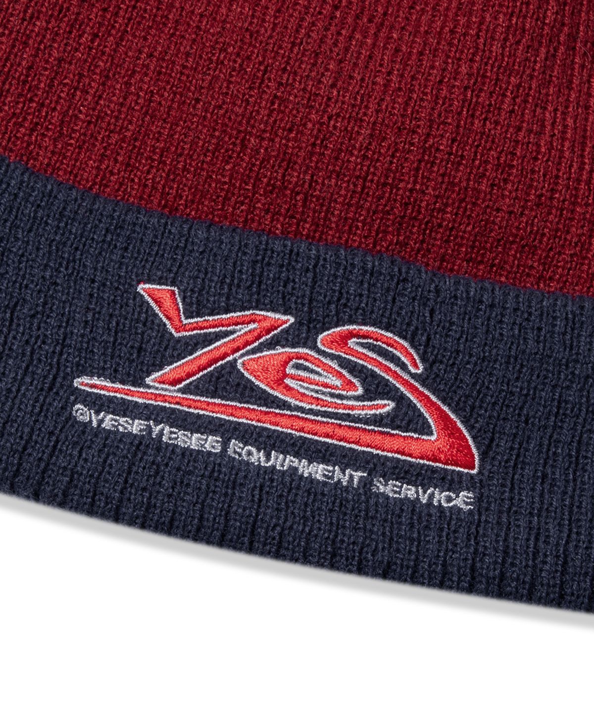 예스아이씨(YESEYESEE) Y.E.S Reversible Beanie Red/Navy